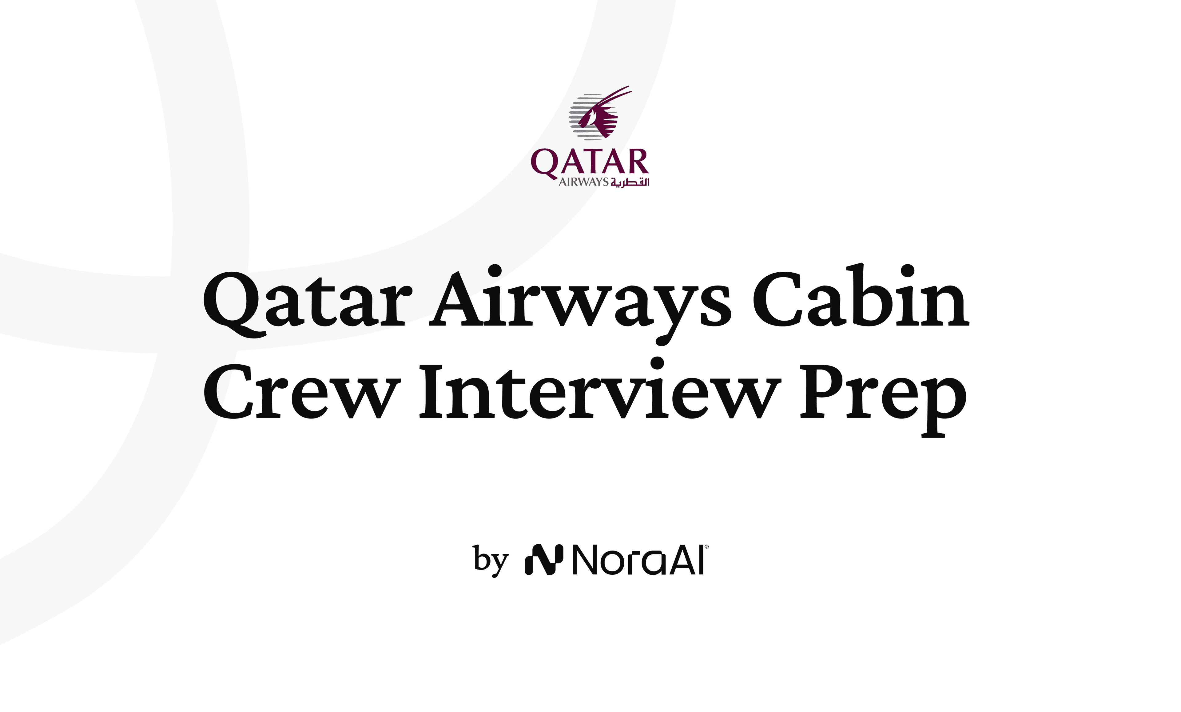 Qatar Airways Cabin Crew Interview logo