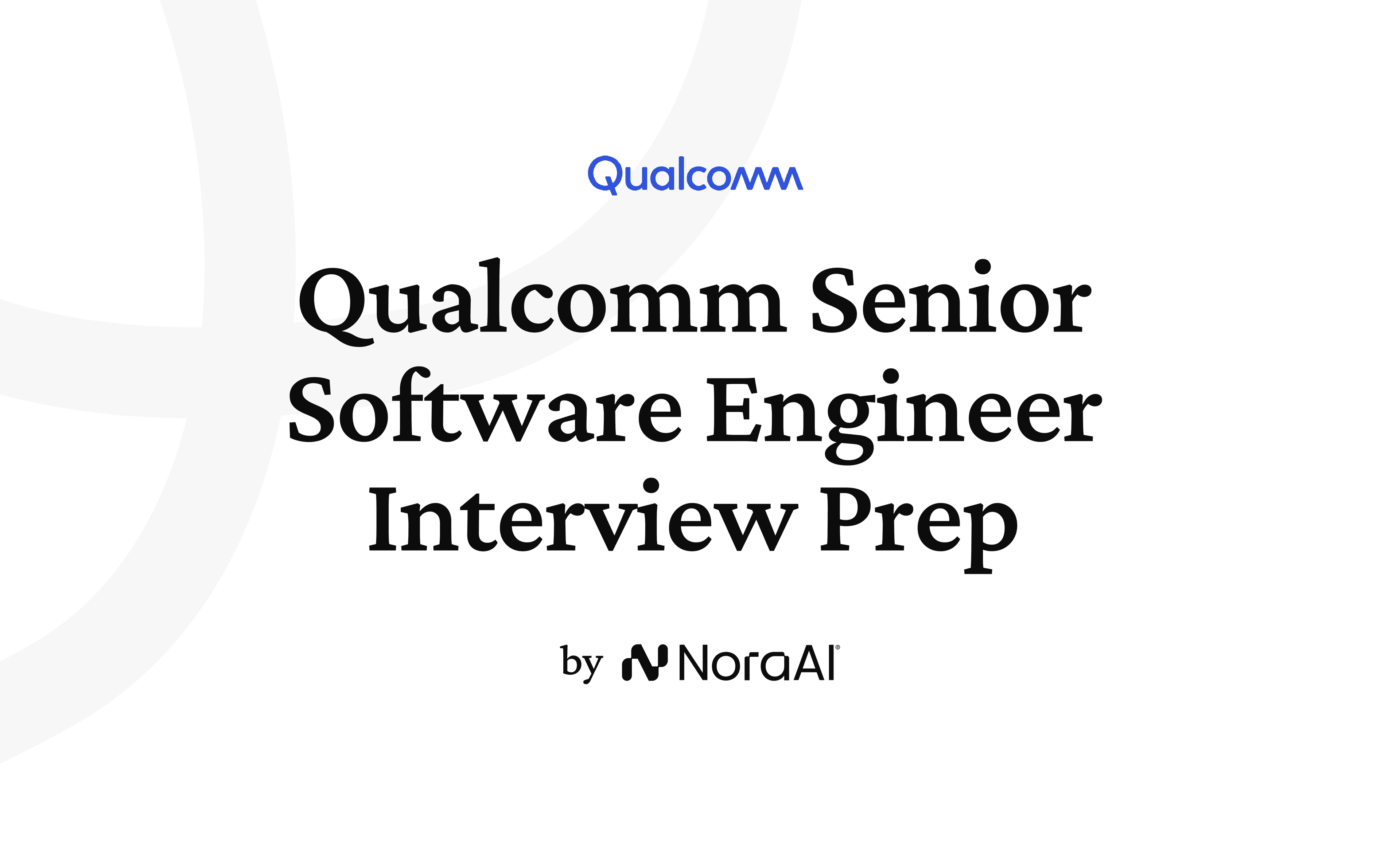 Qualcomm Senior Software Engineer Interview Prep logo