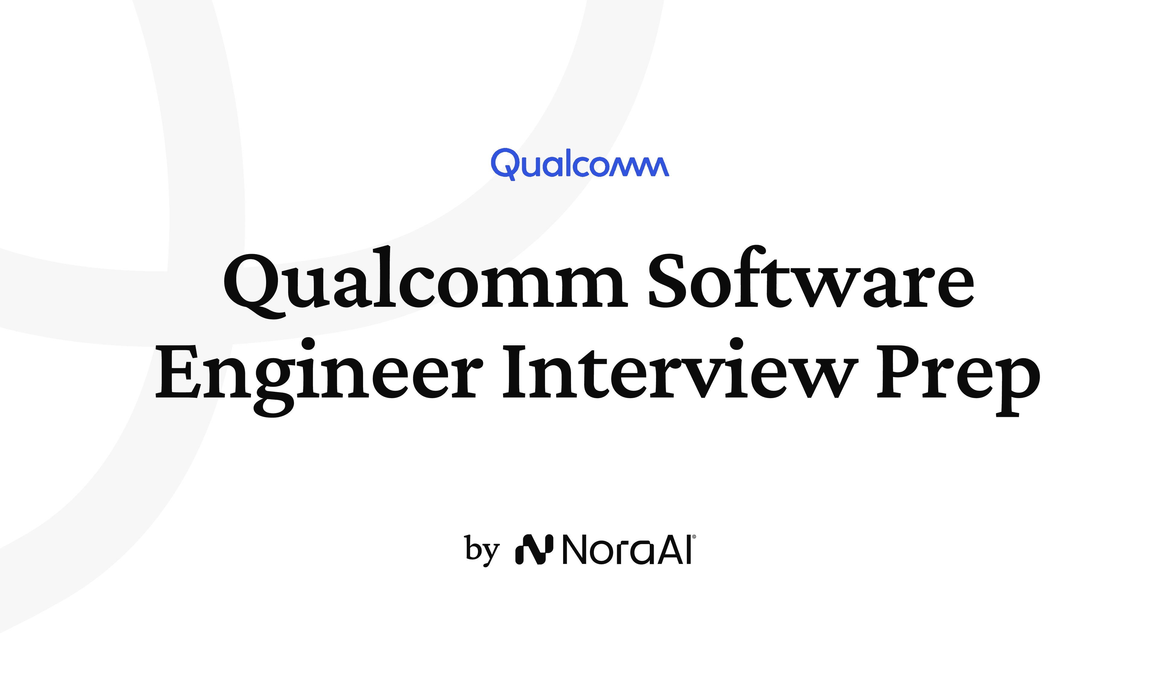 Qualcomm Software Engineer Interview Prep logo