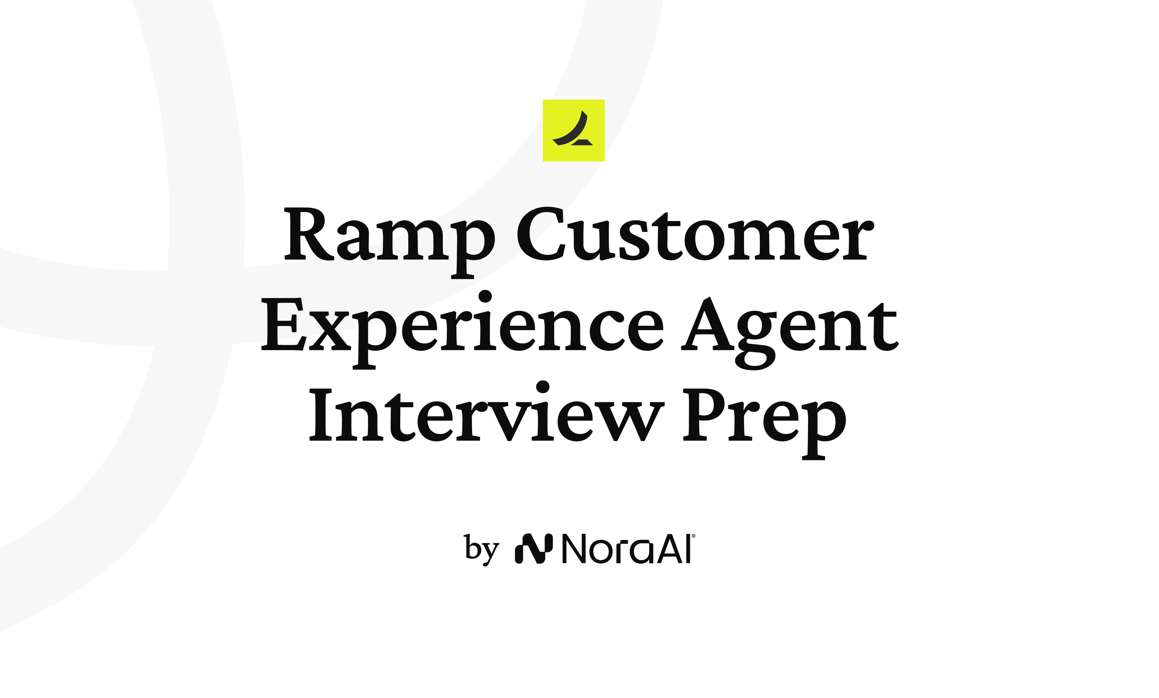 Ramp Customer Experience Agent Interview logo