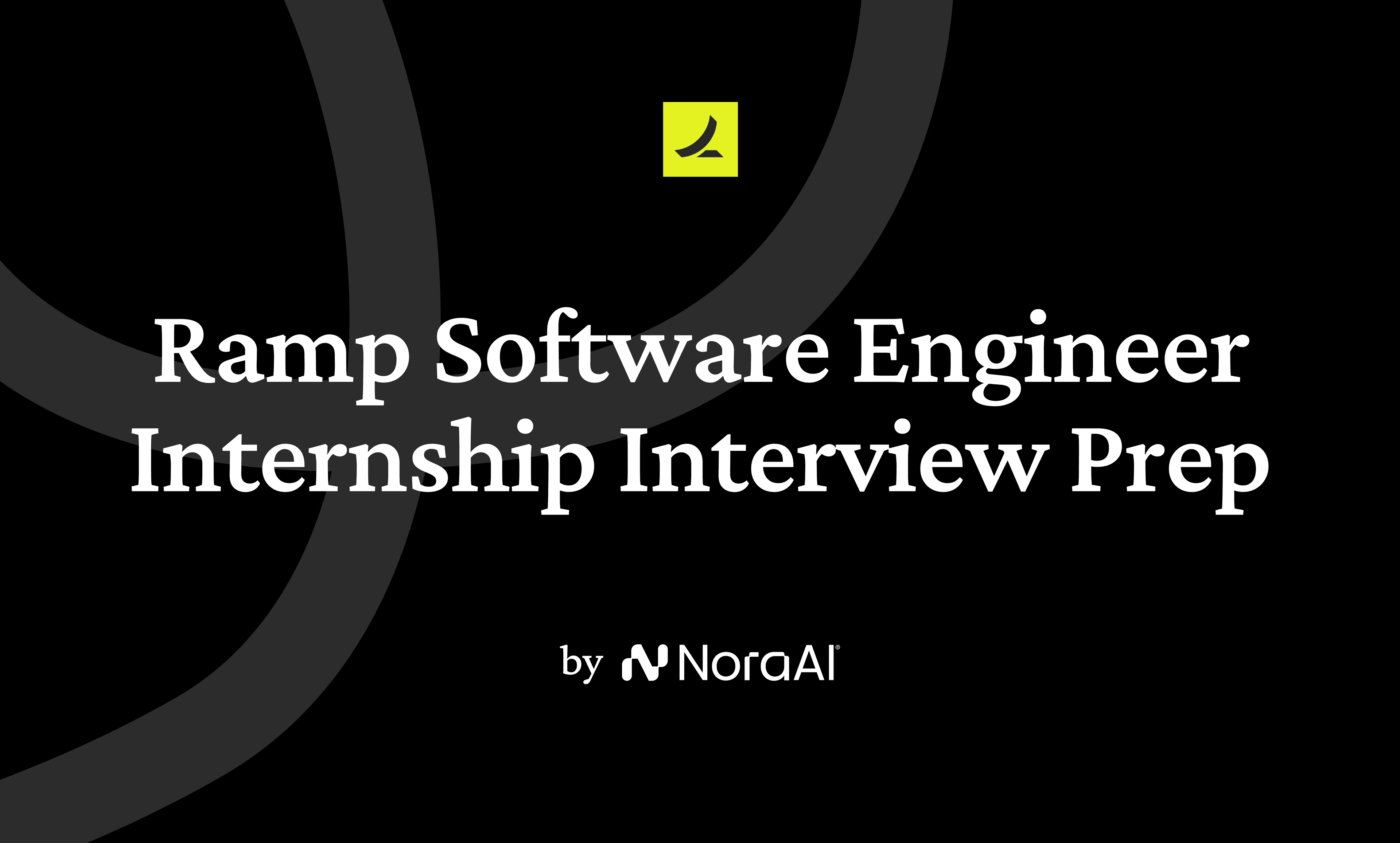 Ramp Software Engineer Internship Interview Logo
