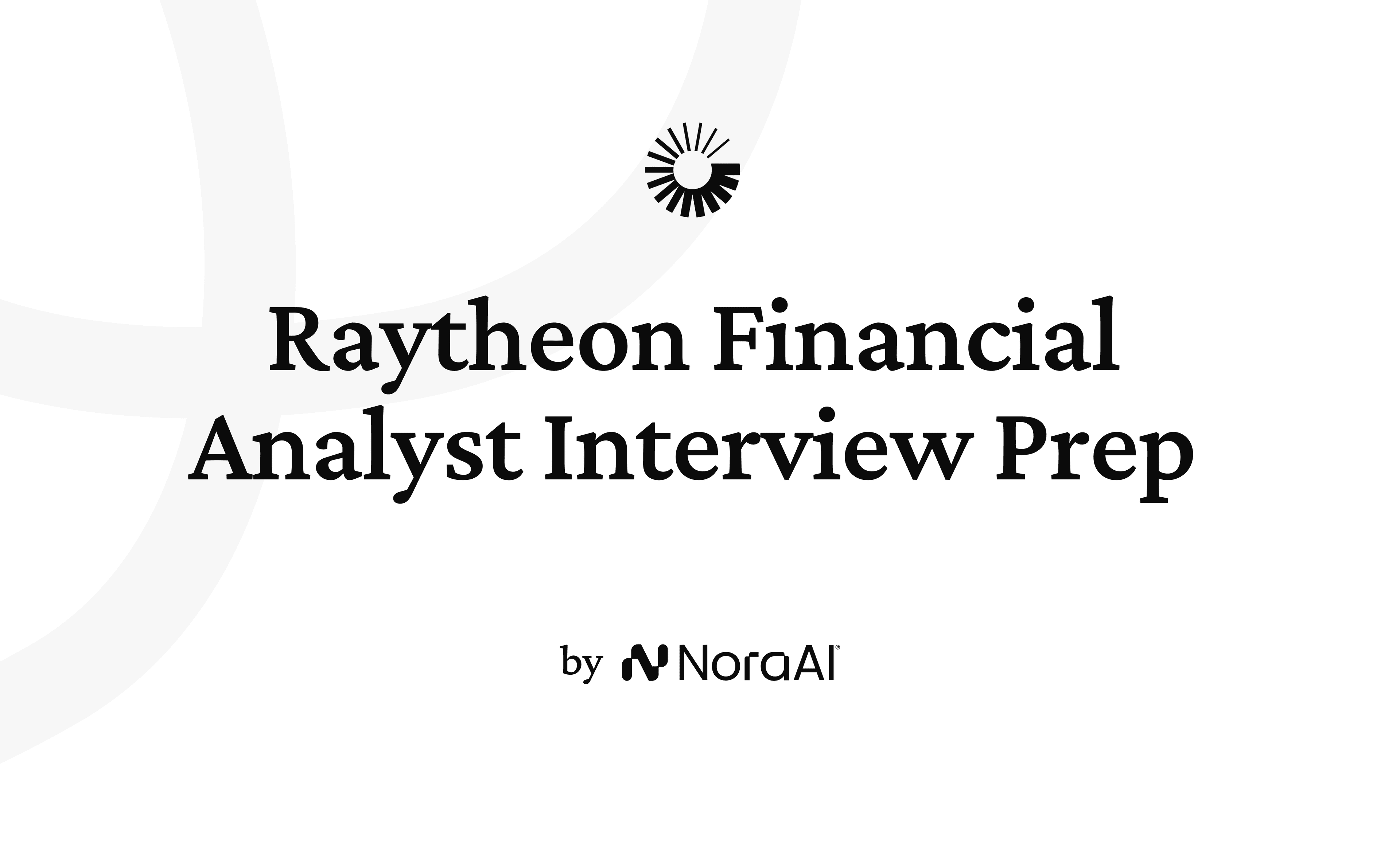 Raytheon Financial Analyst Interview logo