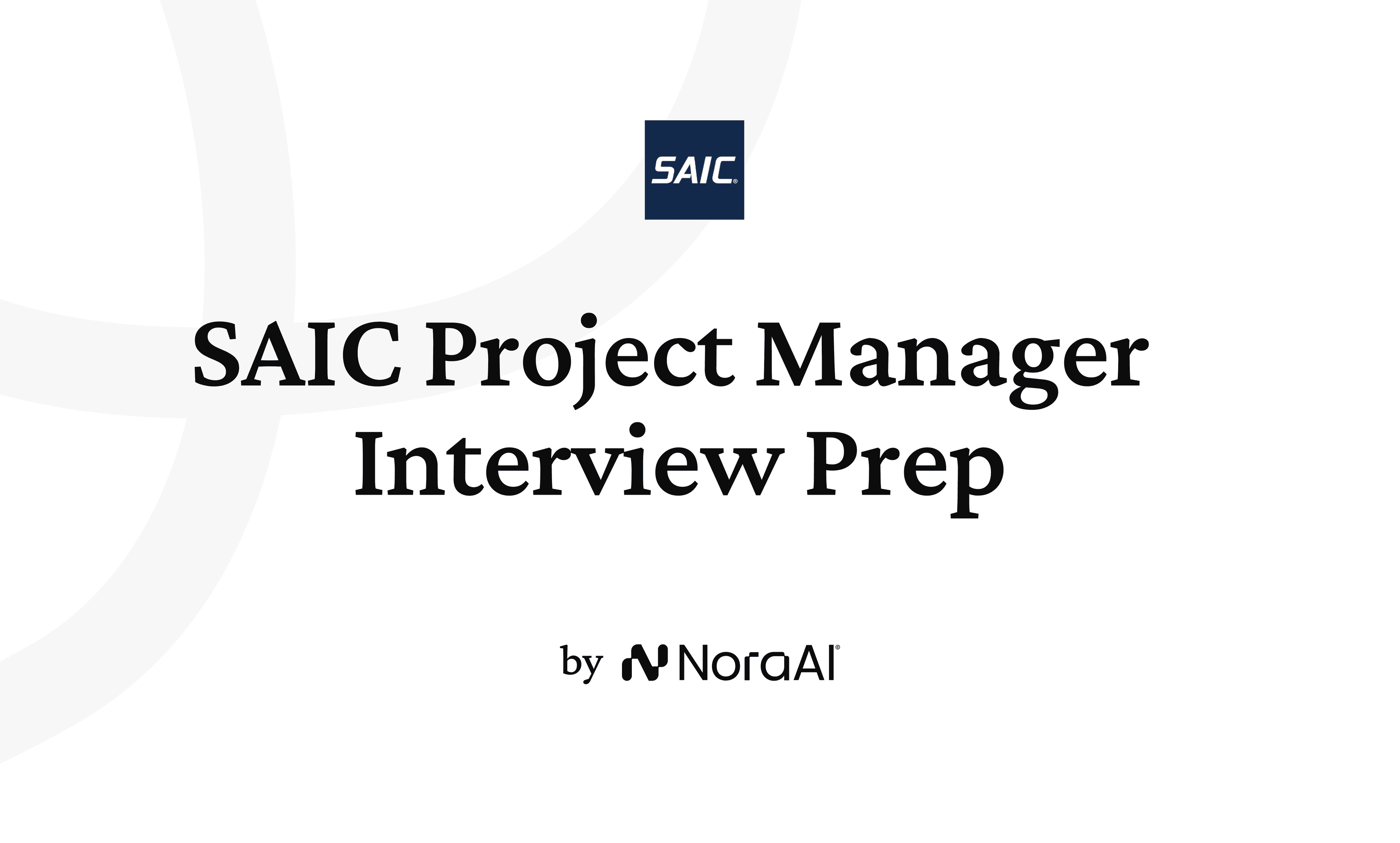 SAIC Project Manager Interview Prep logo