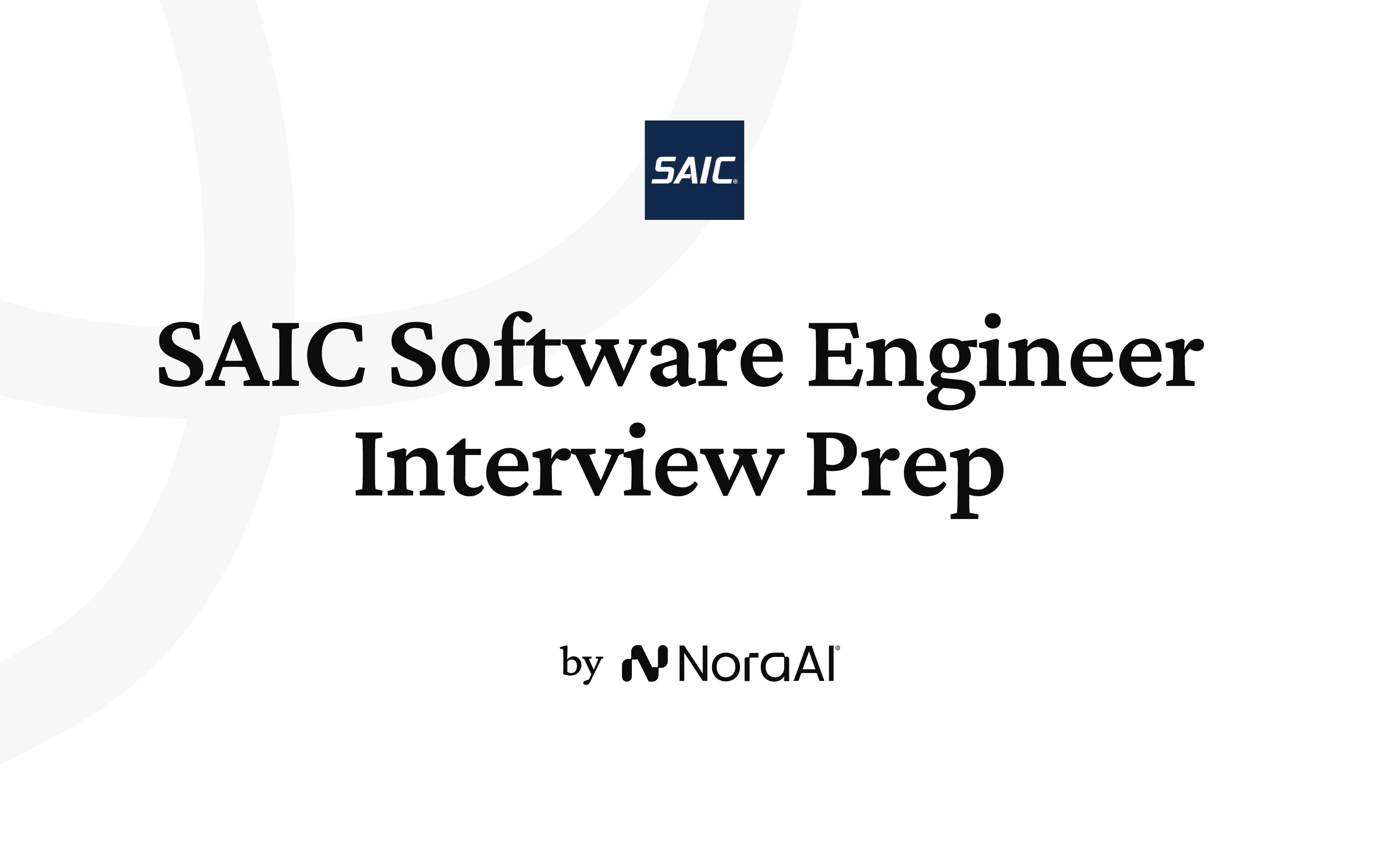 SAIC Software Engineer Interview Prep logo