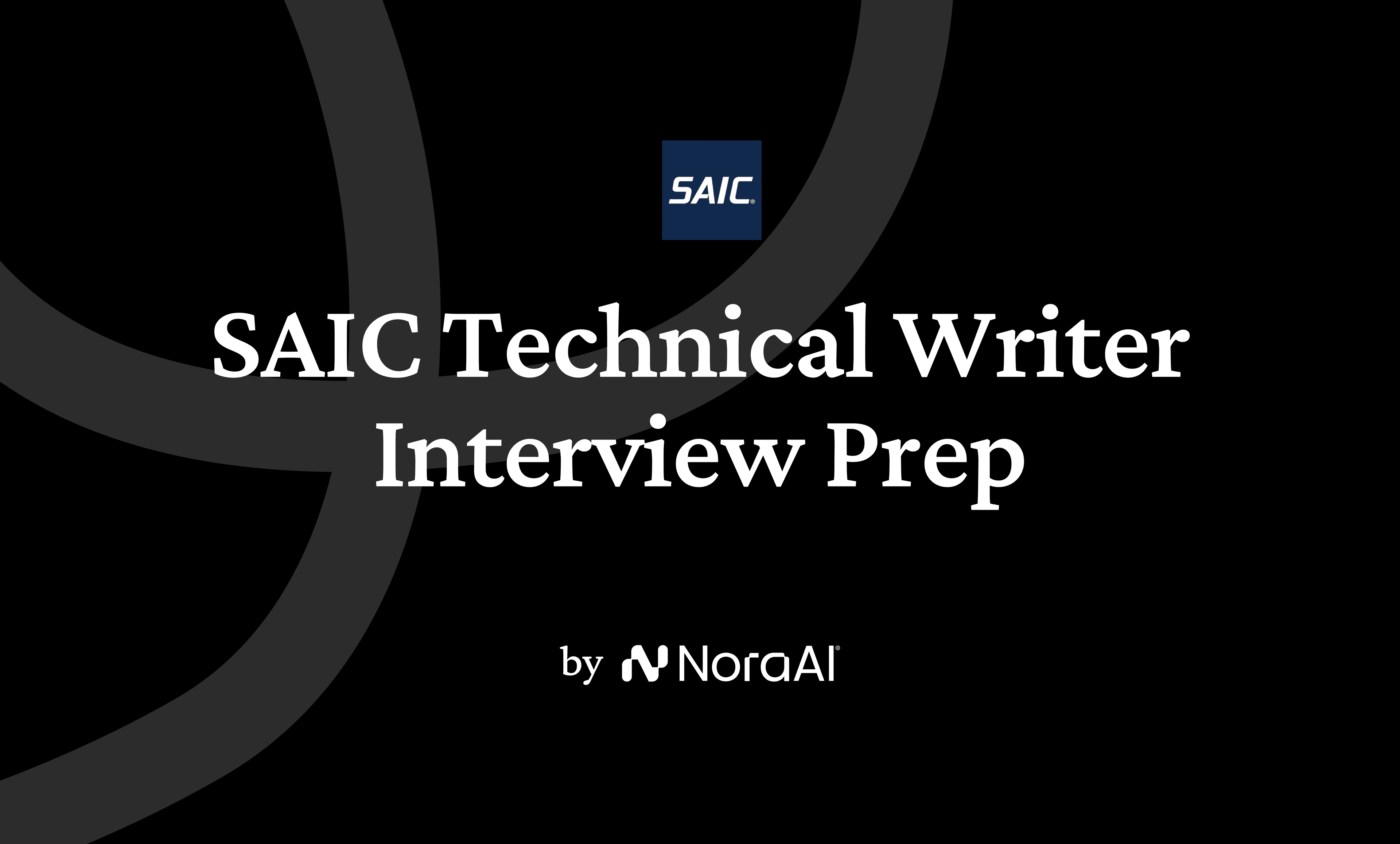 SAIC Technical Writer Interview Prep logo
