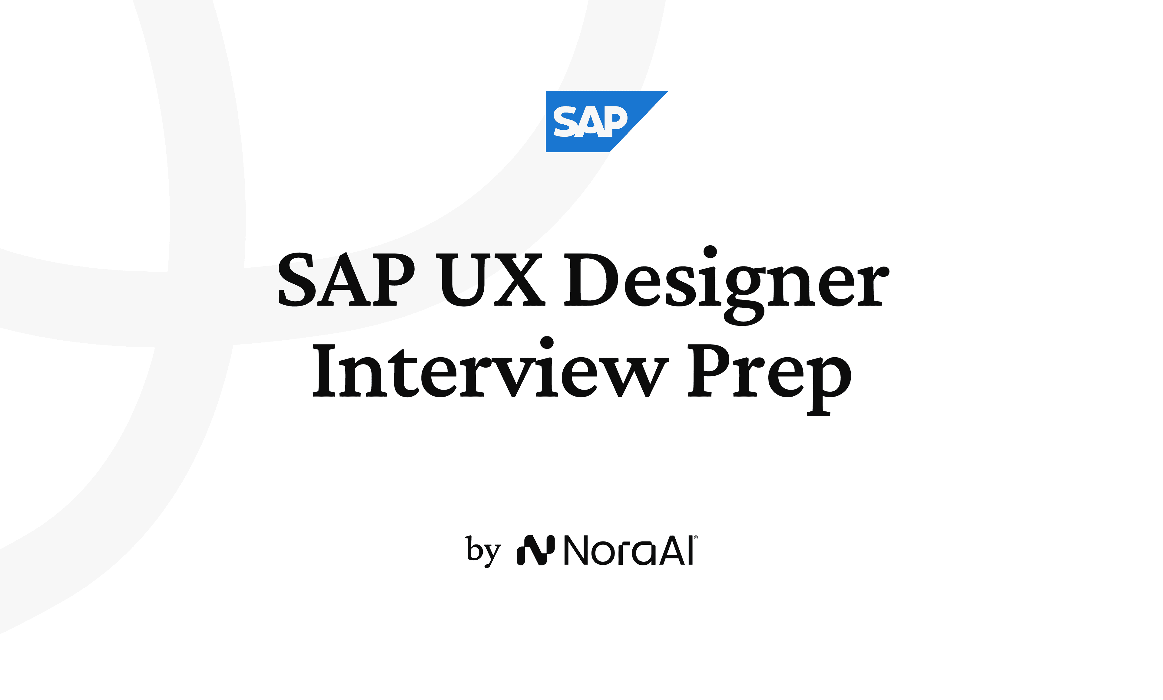 SAP UX Designer Interview Logo