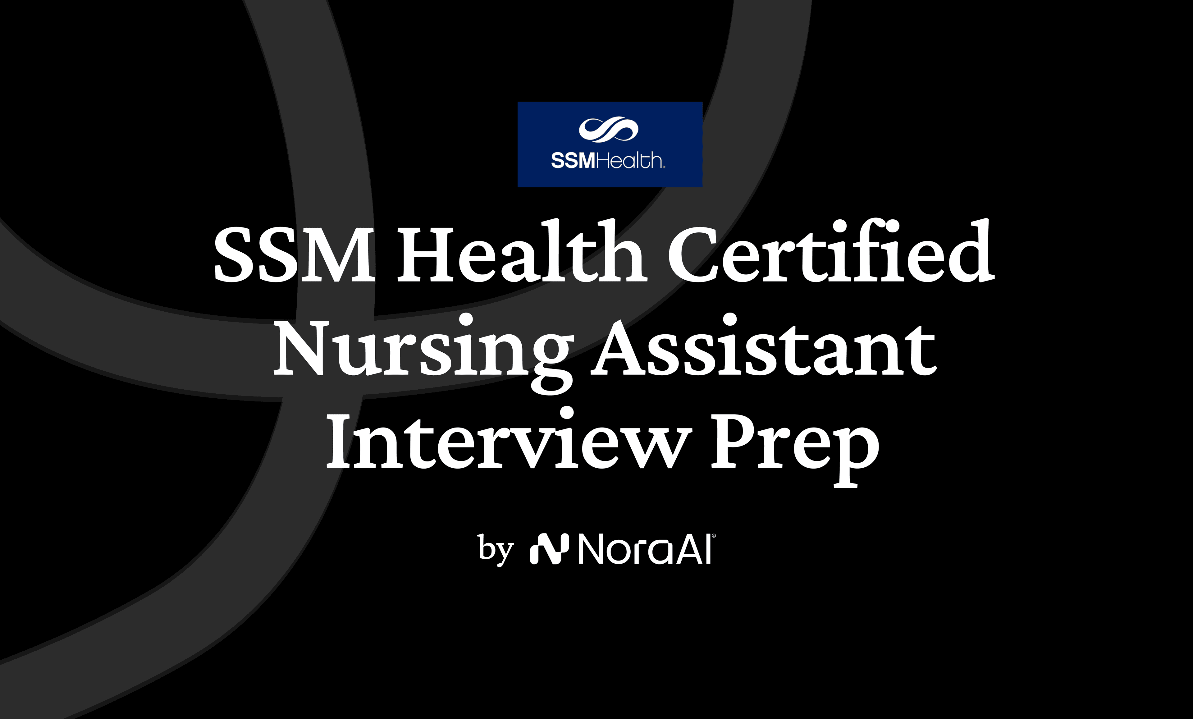 SSM Health Certified Nursing Assistant Interview logo