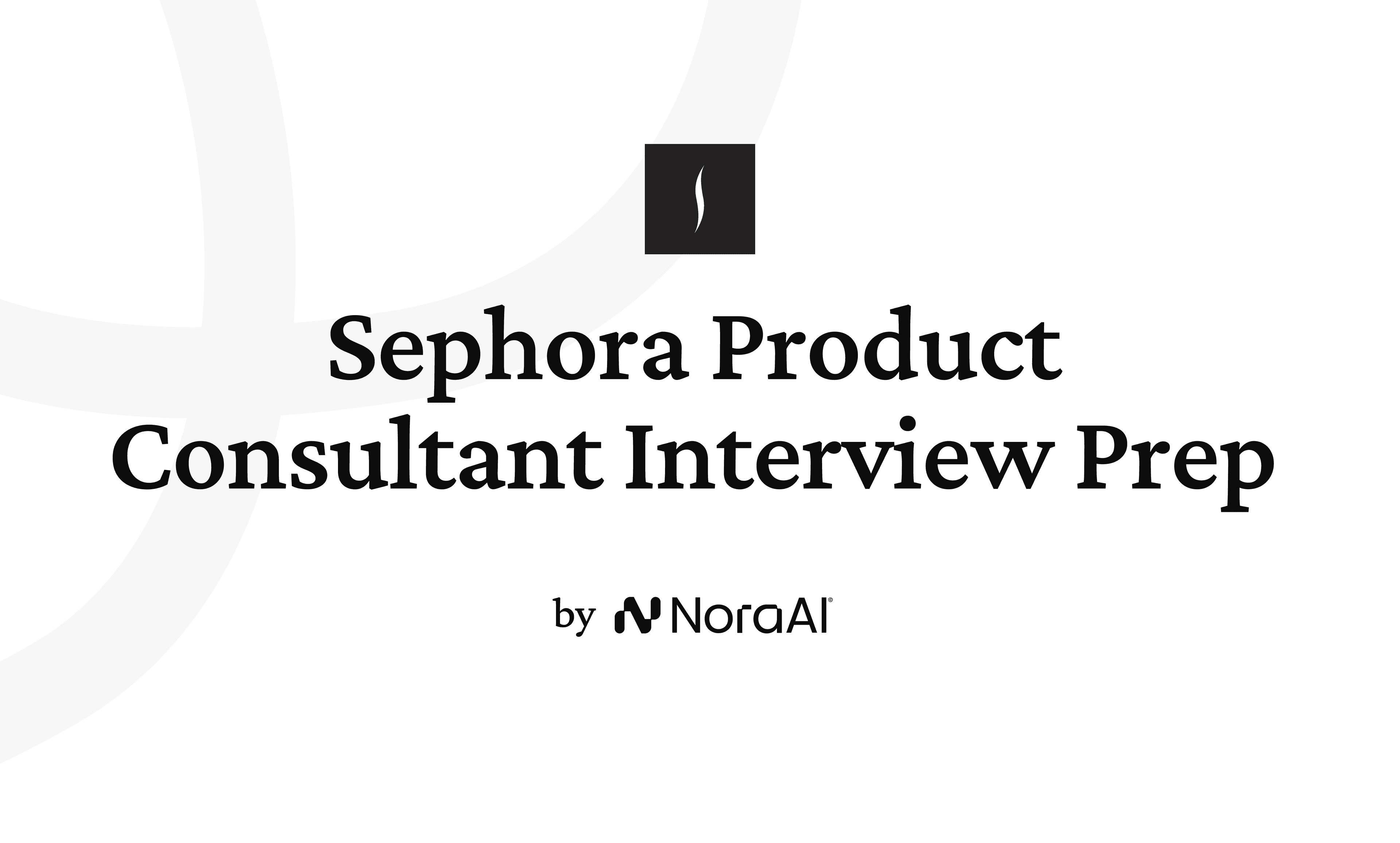 Sephora Product Consultant Interview logo