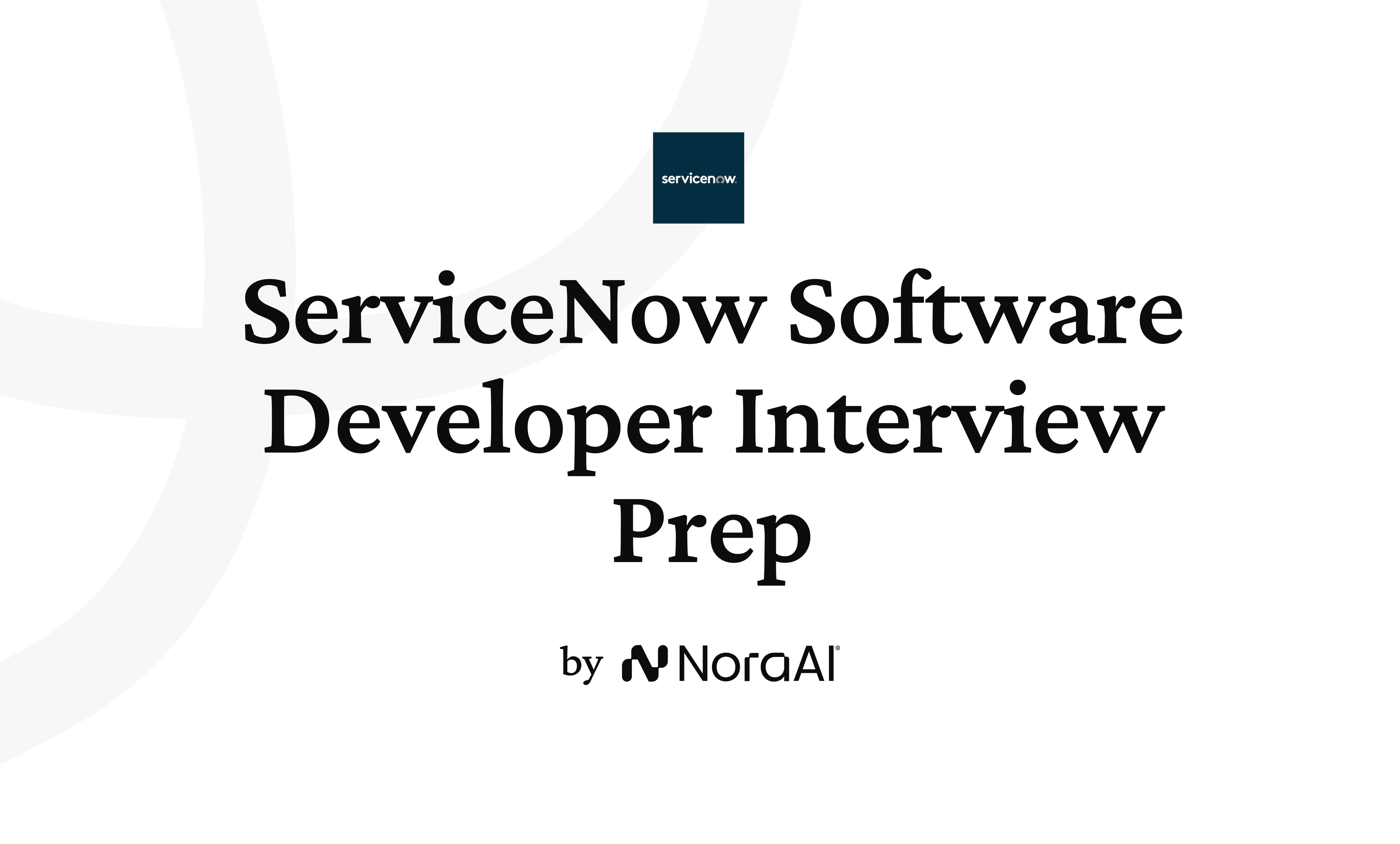 ServiceNow Software Developer Interview logo
