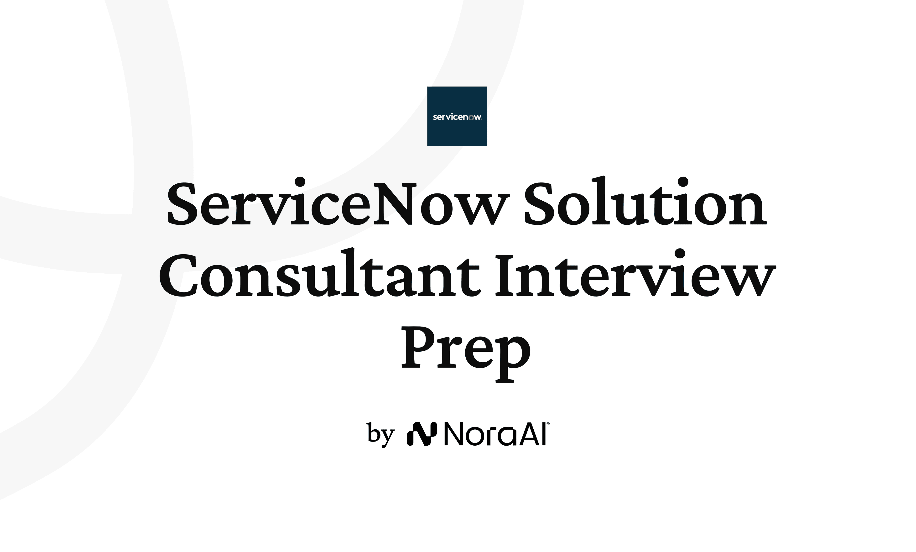 ServiceNow Solution Consultant Interview logo