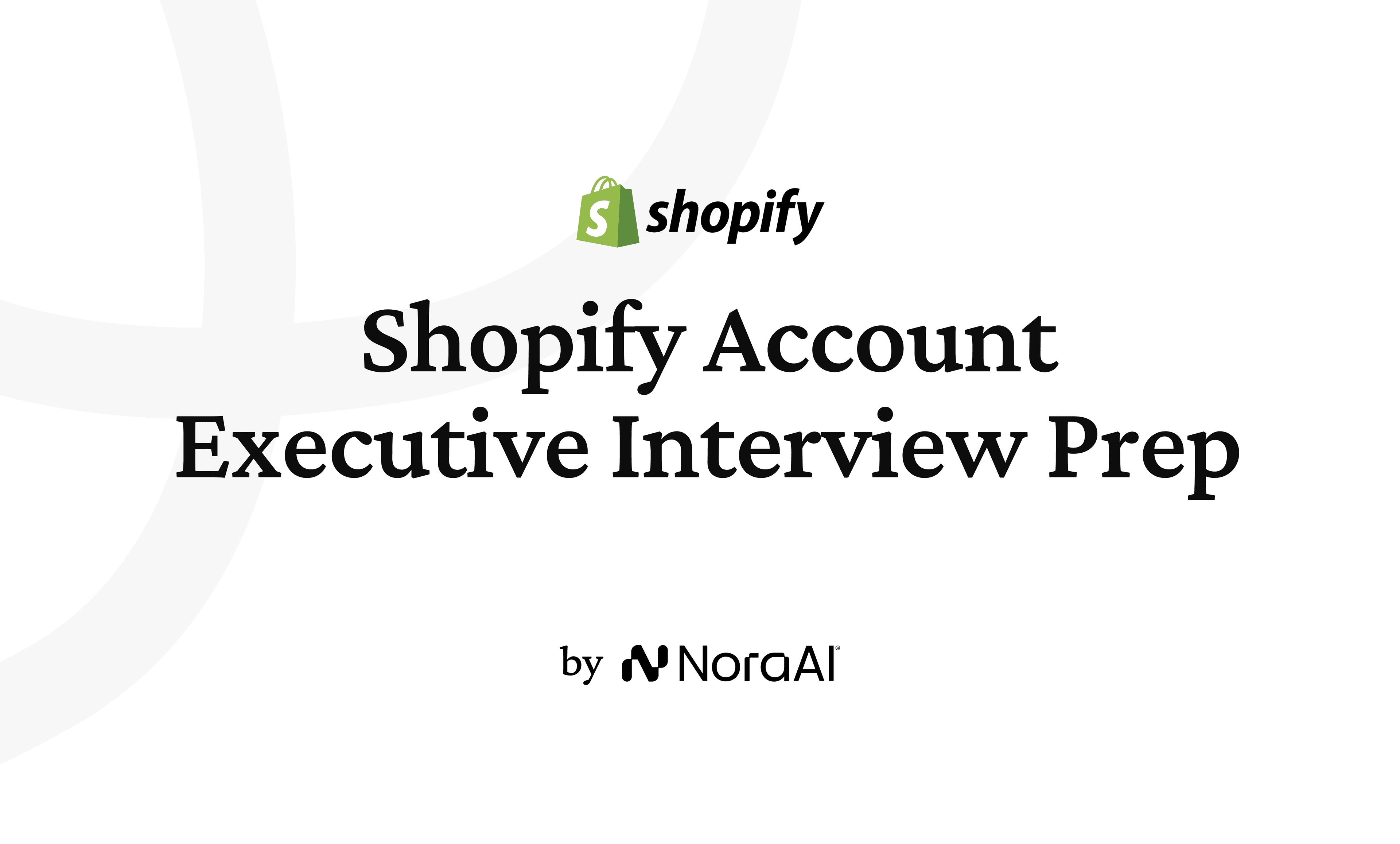 Shopify Account Executive Interview logo