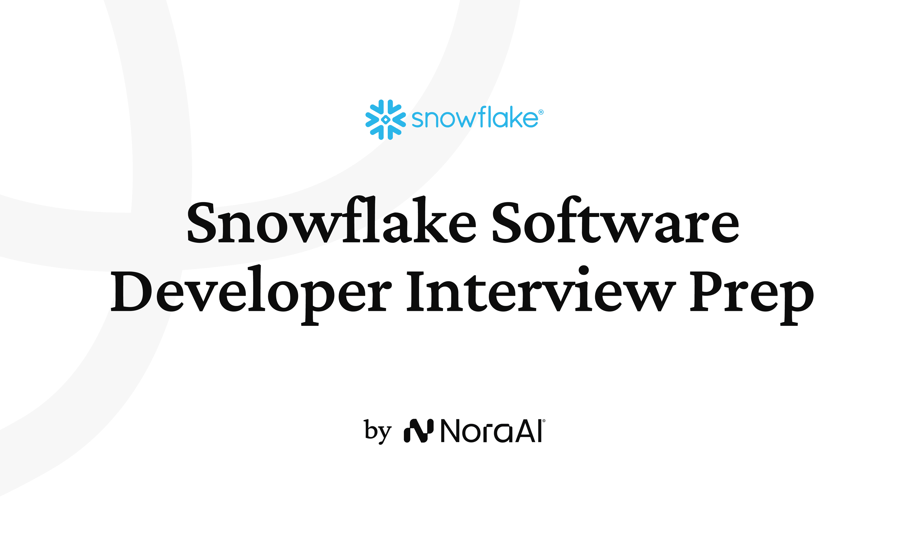 Snowflake Software Developer Interview logo
