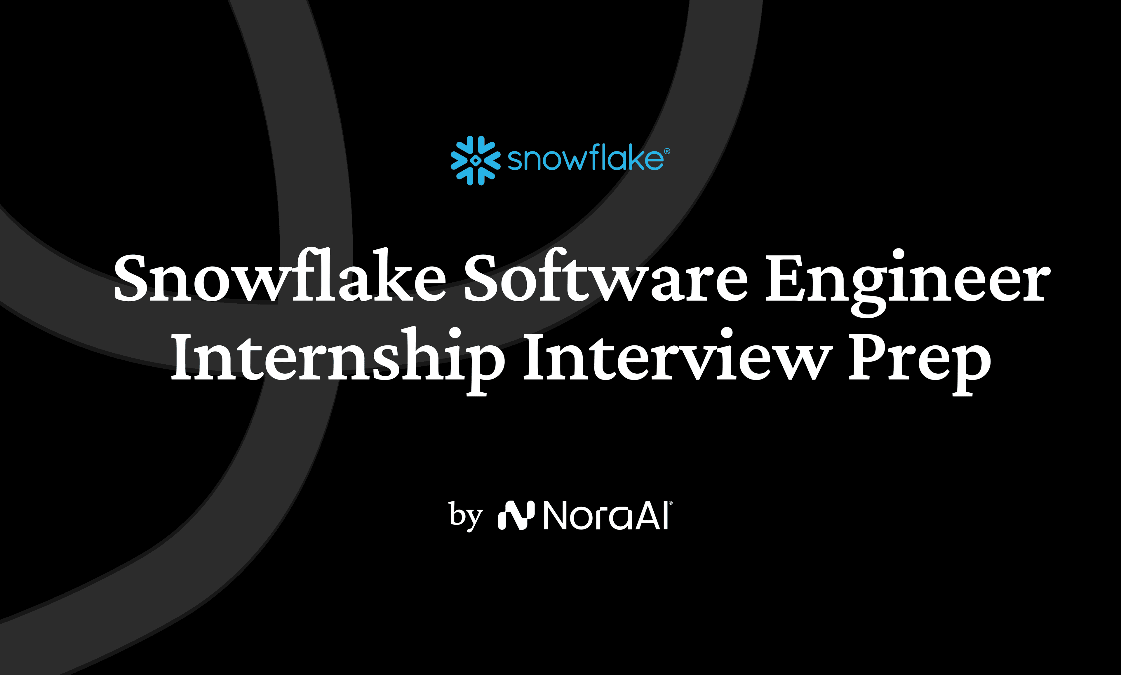 Snowflake Software Engineer Internship Interview logo