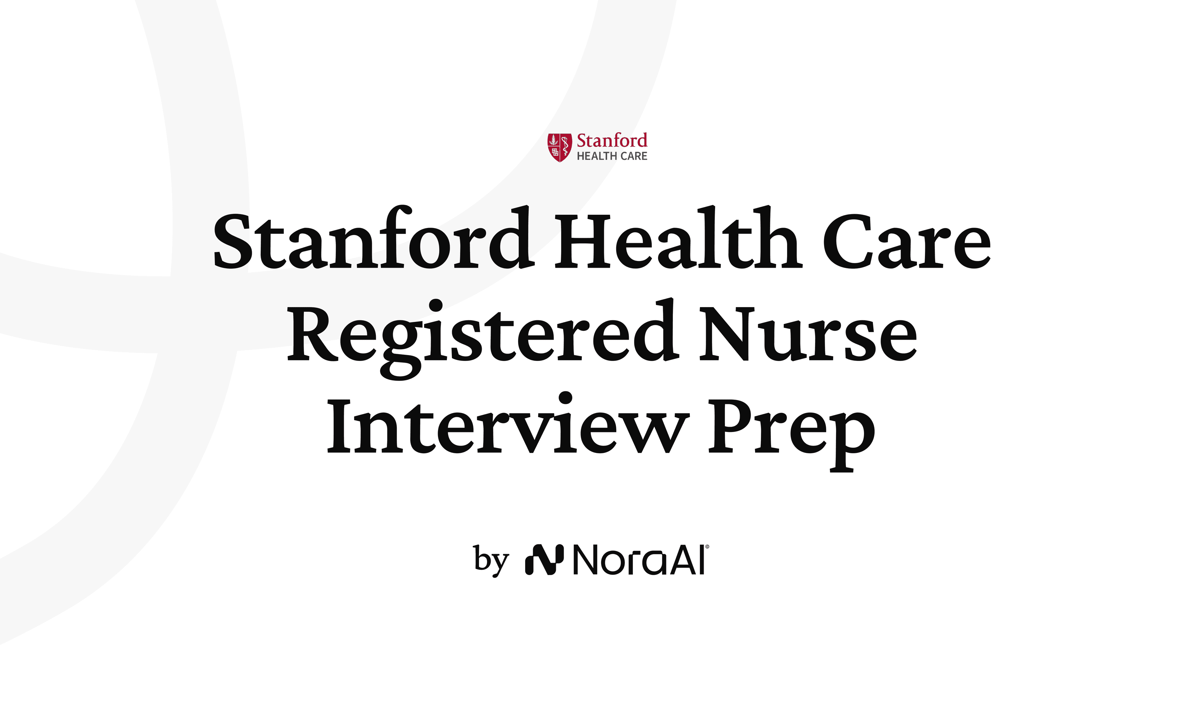 Stanford Health Care Registered Nurse Interview logo