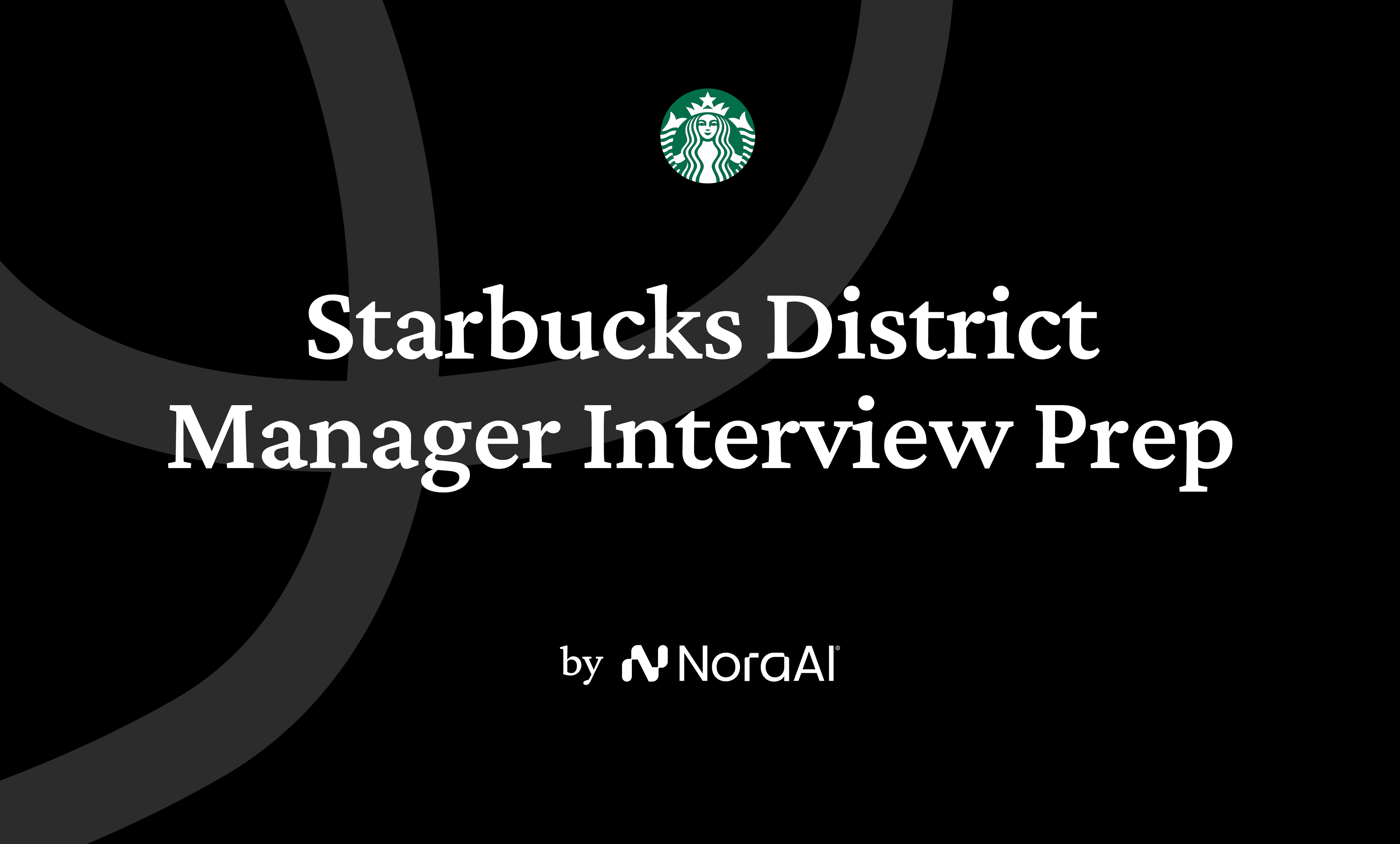 Starbucks District Manager Interview Logo