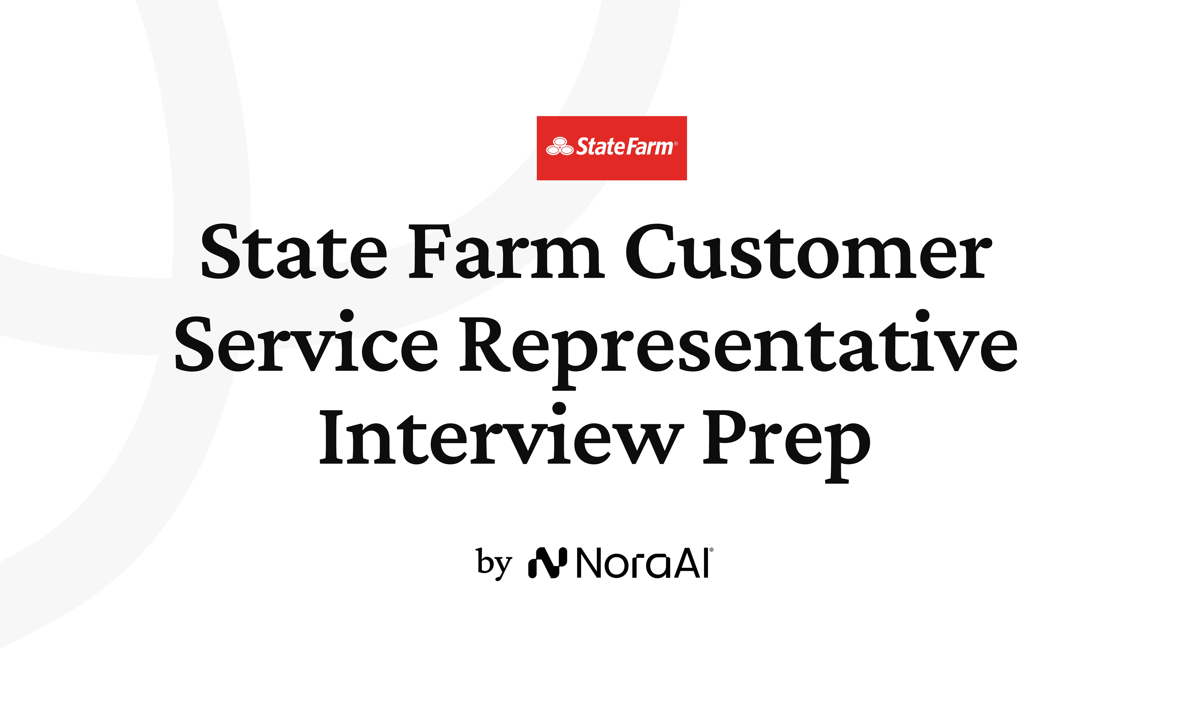 State Farm Customer Service Representative Interview logo