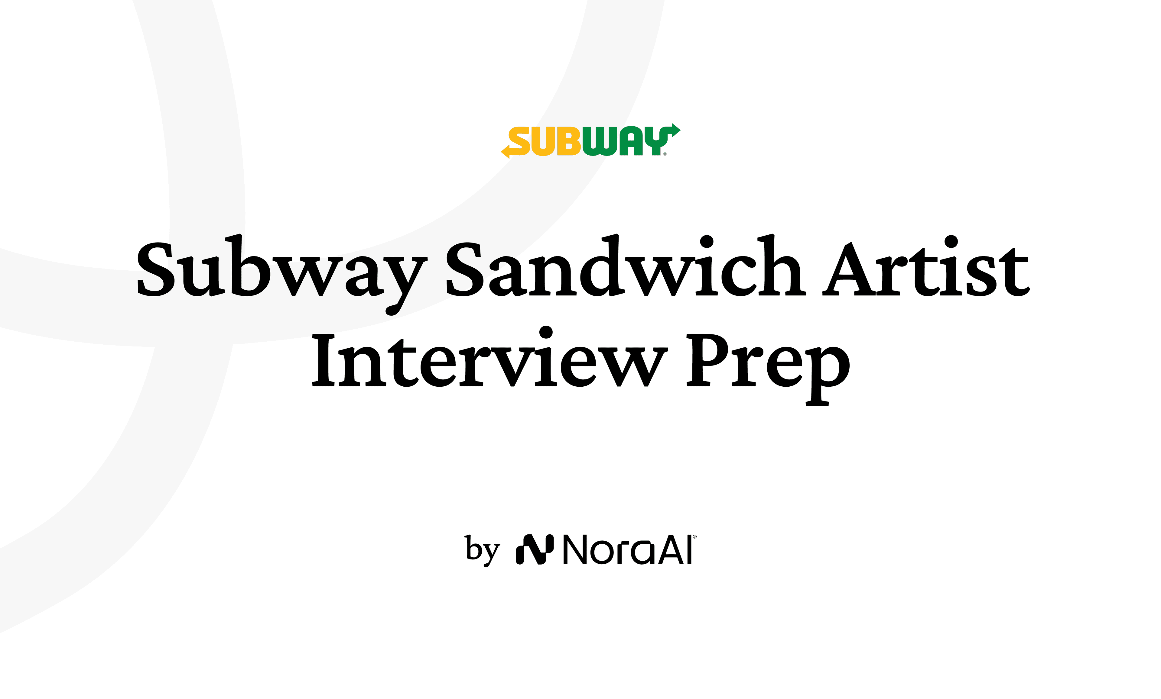 Subway Sandwich Artist Interview logo