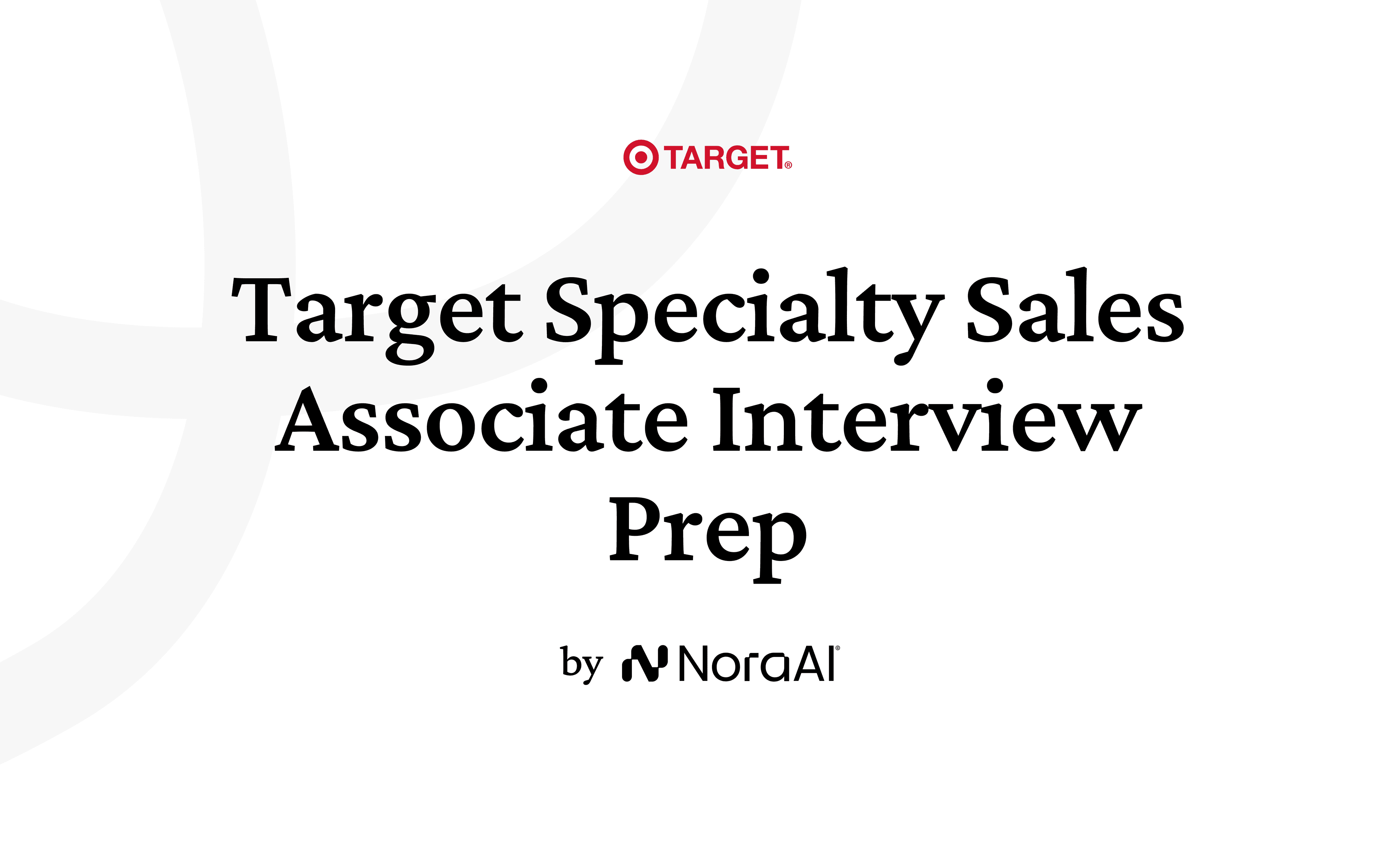Target Specialty Sales Associate Interview Logo