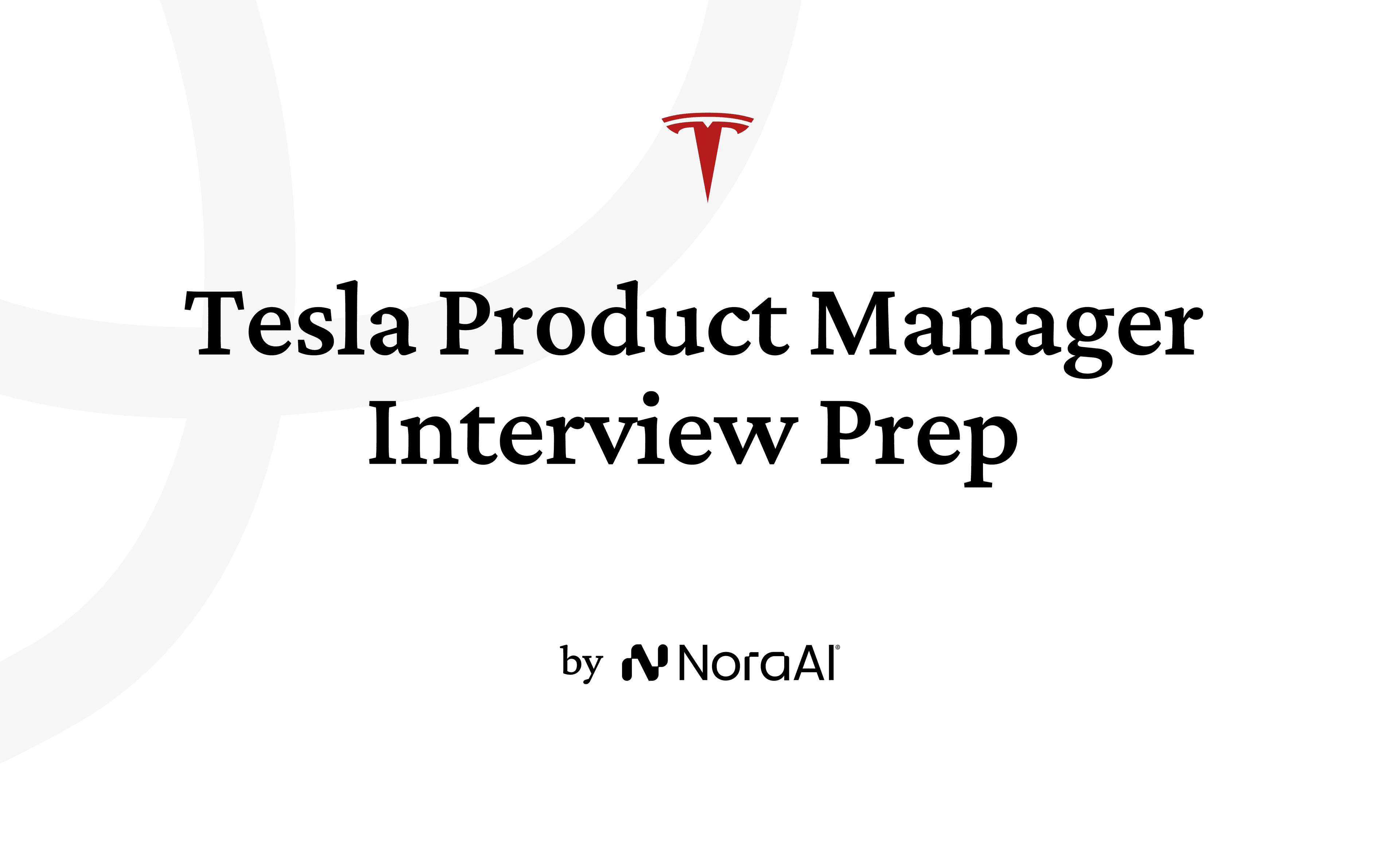 Tesla Product Manager Interview logo