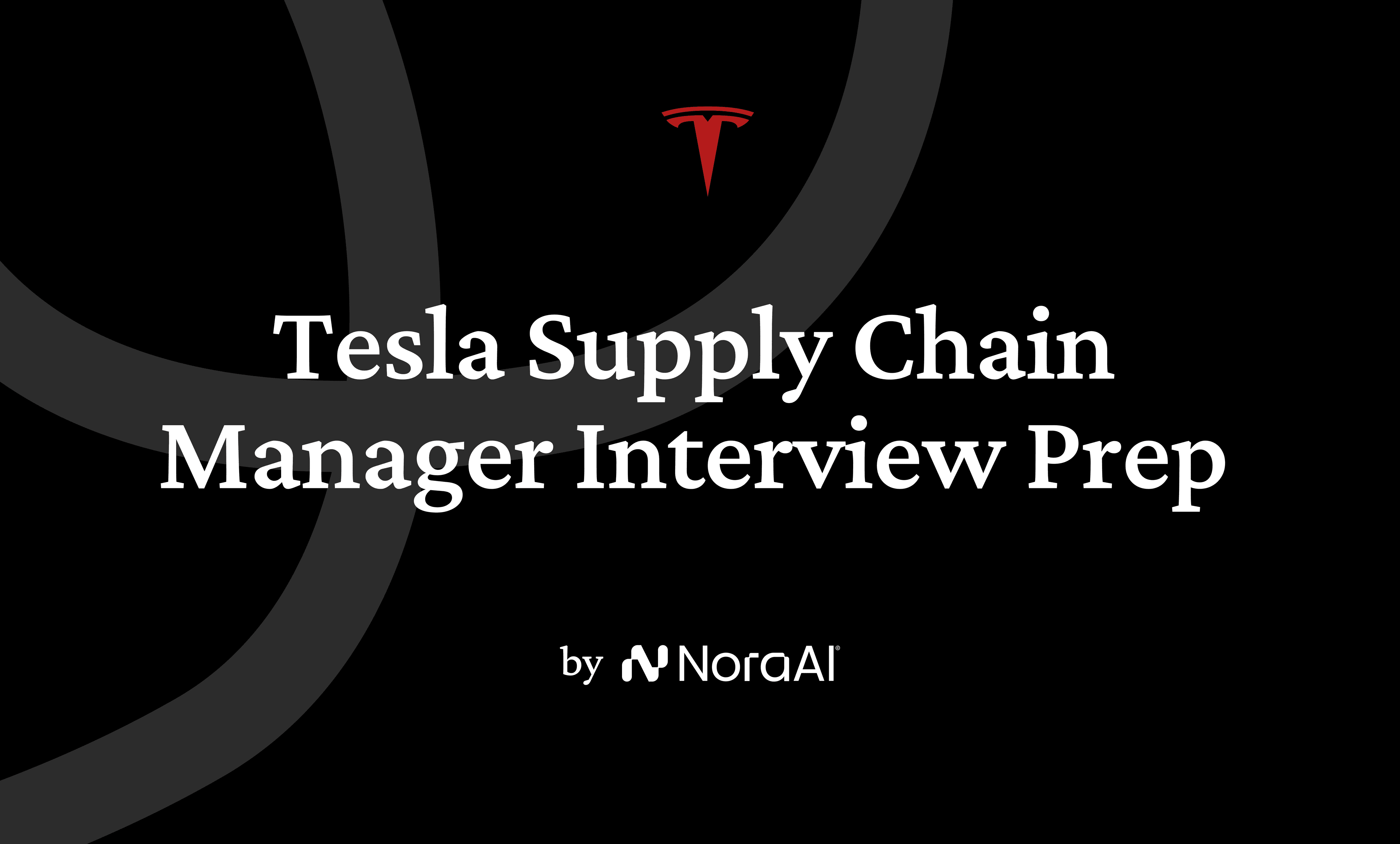 Tesla Supply Chain Manager Interview Logo