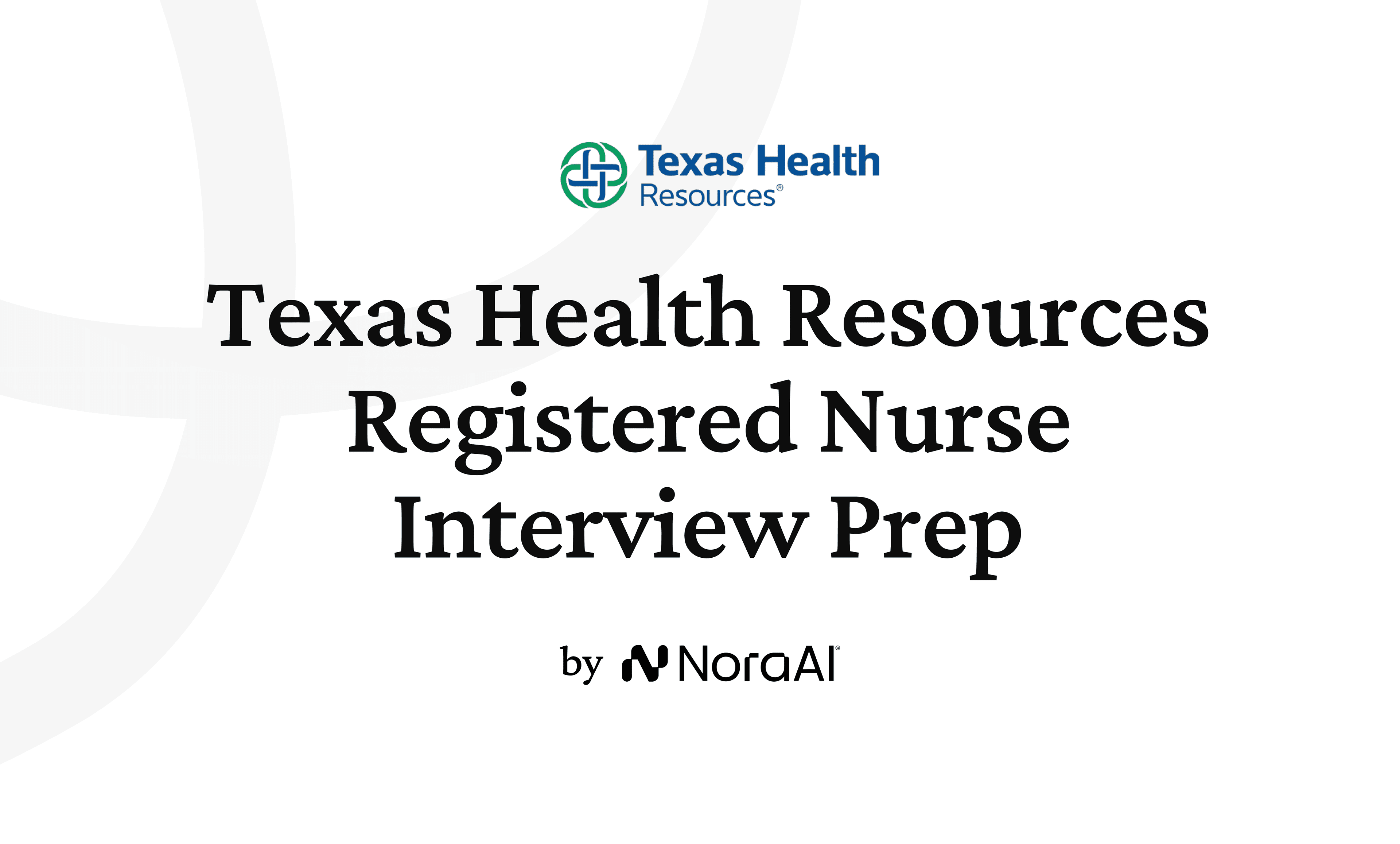 Texas Health Resources Registered Nurse Interview logo