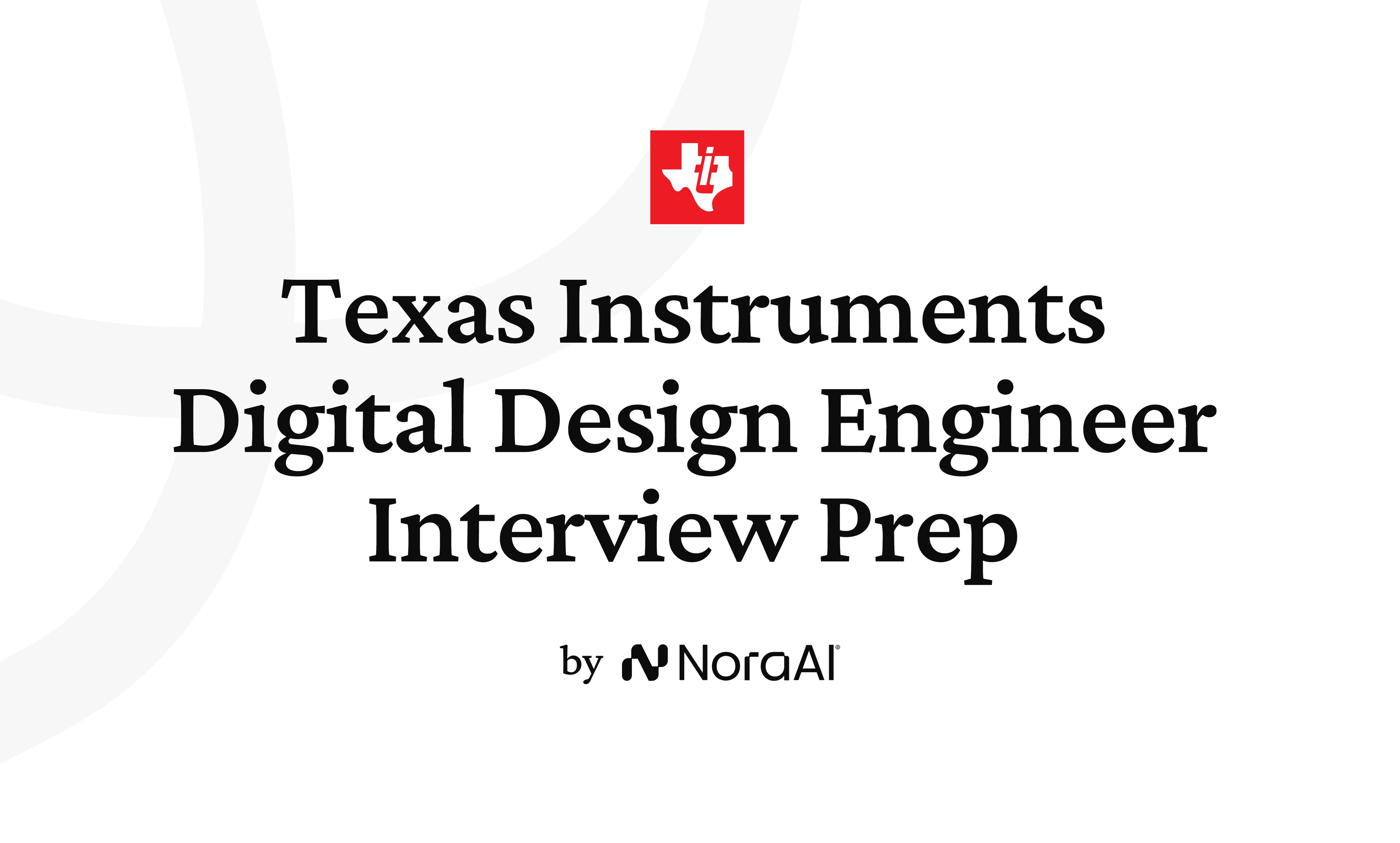 Texas Instruments Digital Design Engineer logoo