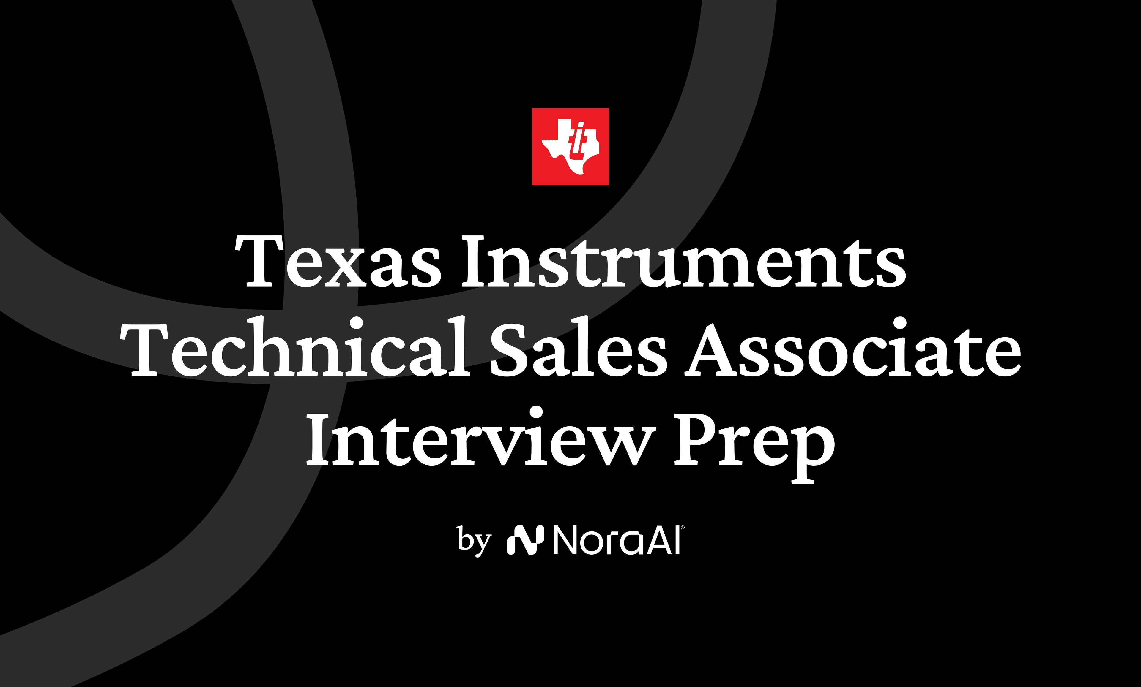 Texas Instruments Technical Sales Associate Interview Prep logo