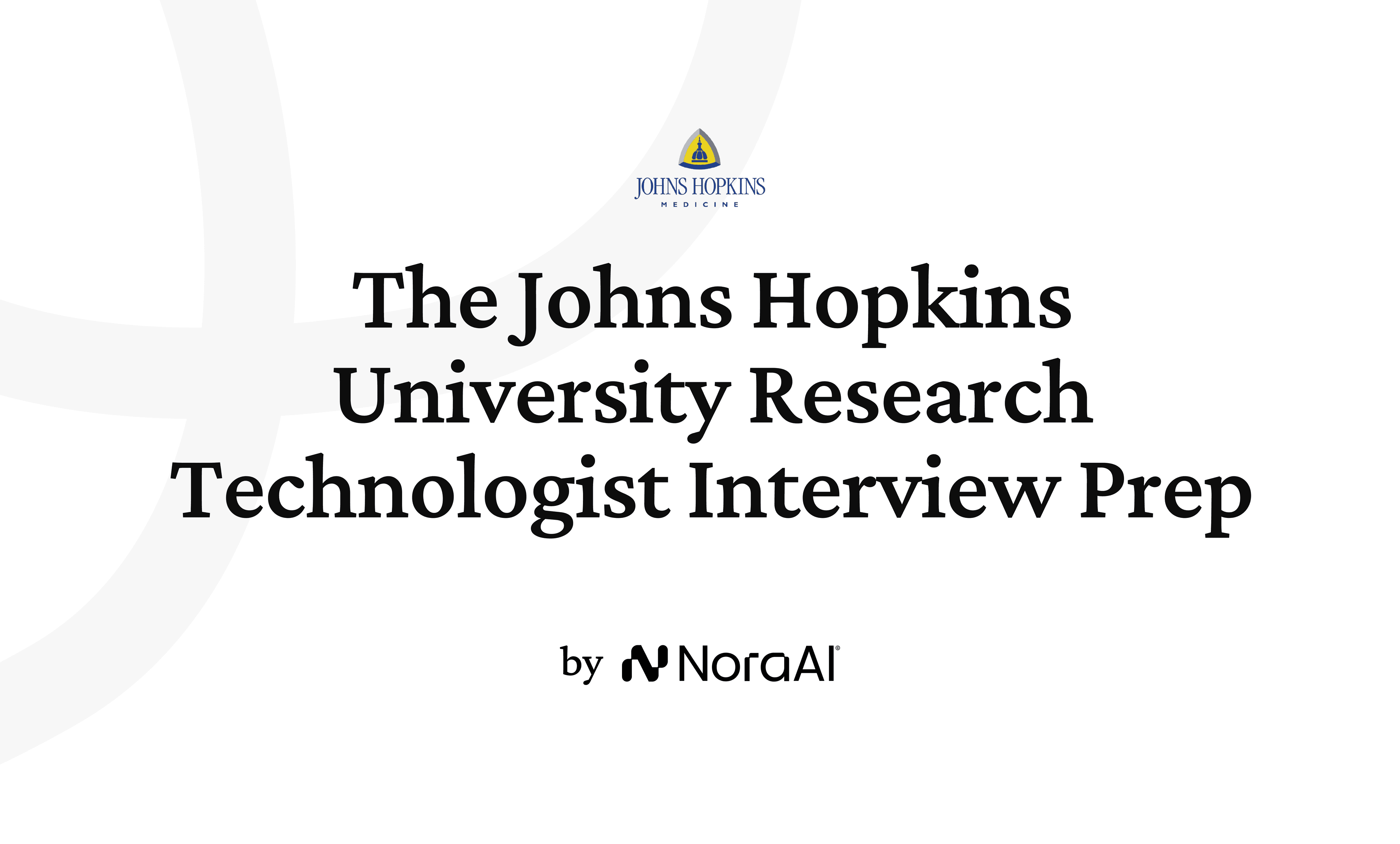 The Johns Hopkins University Research Technologist Interview logo