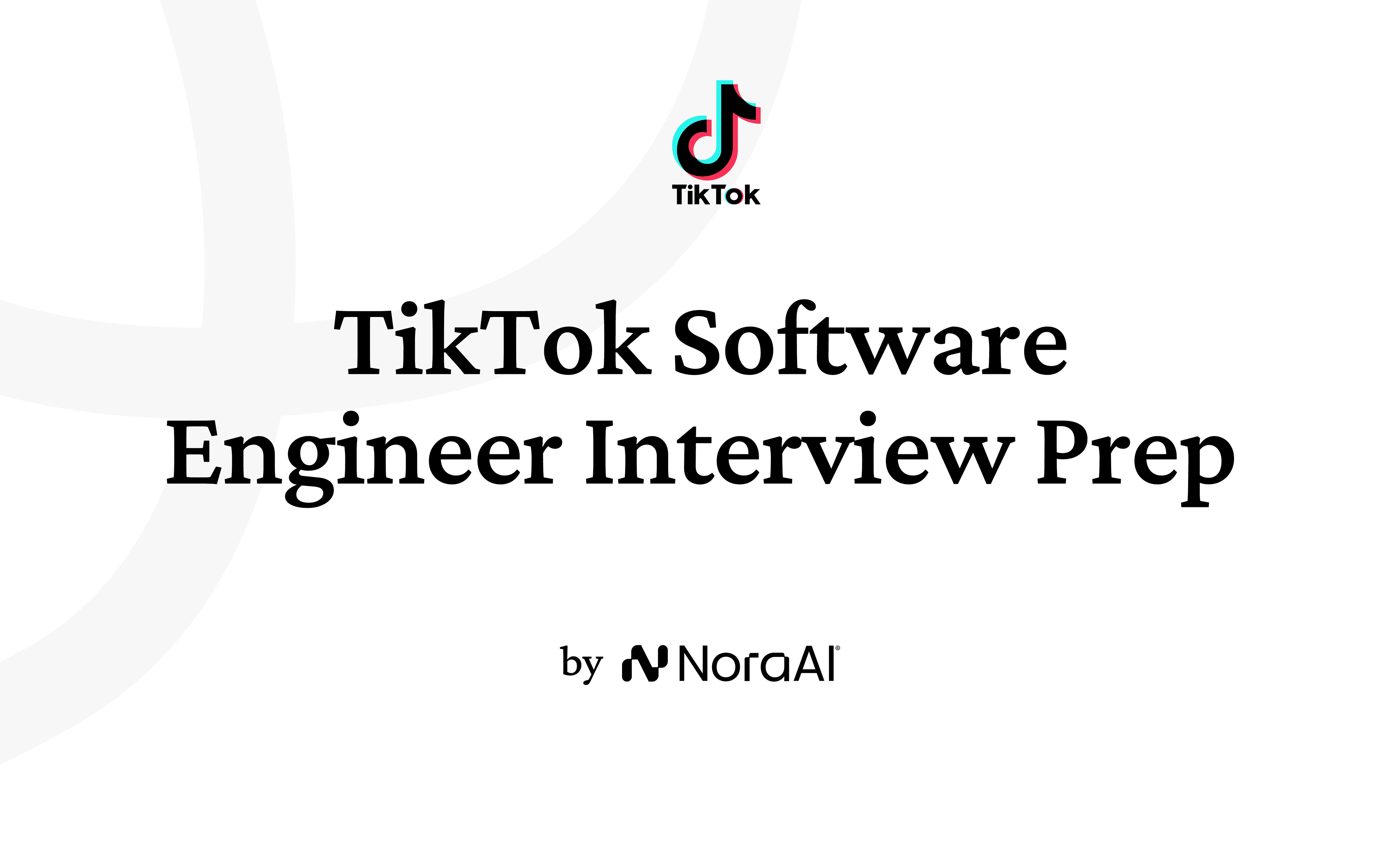 TikTok Software Engineer Interview logo