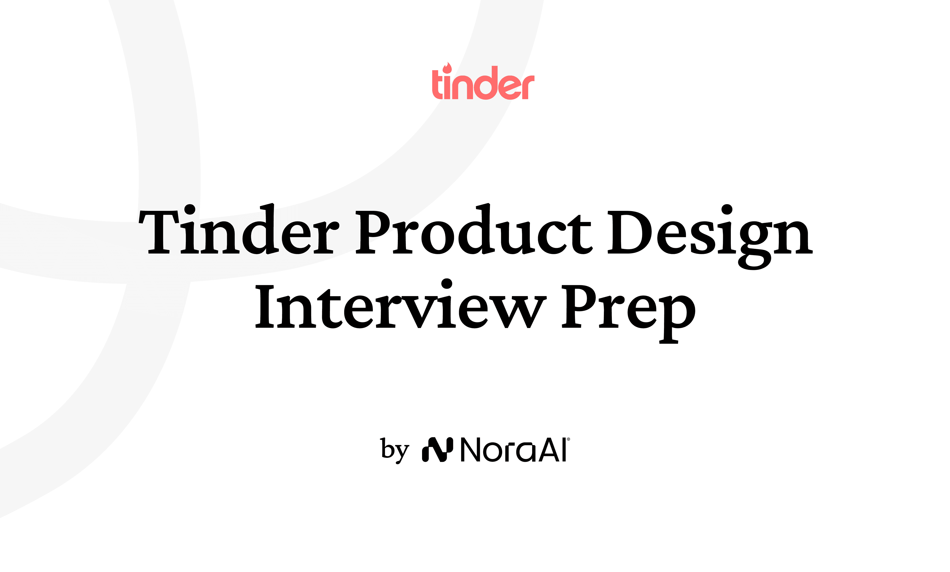 Tinder Product Design Interview Logo