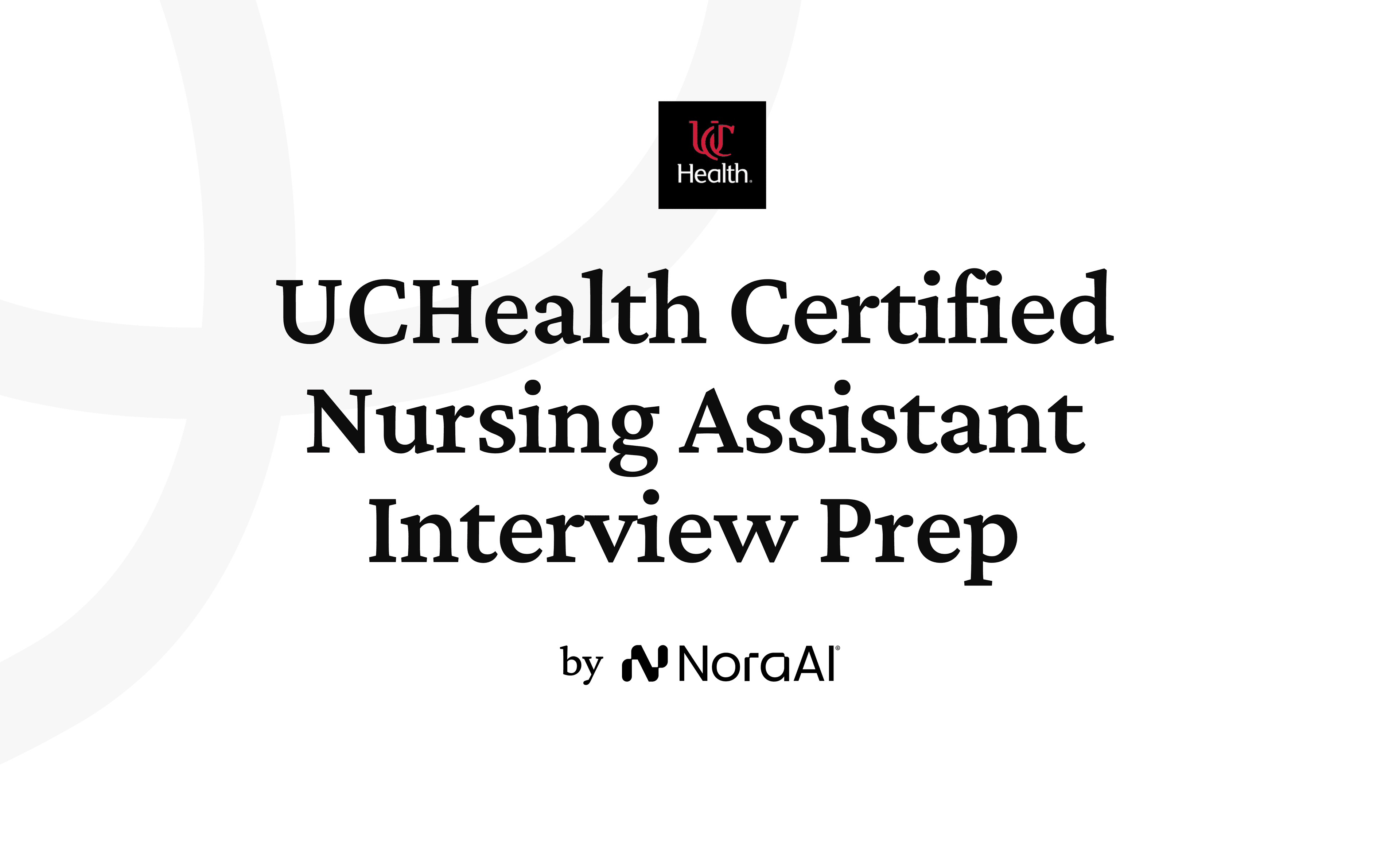 UCHealth Certified Nursing Assistant Interview logo