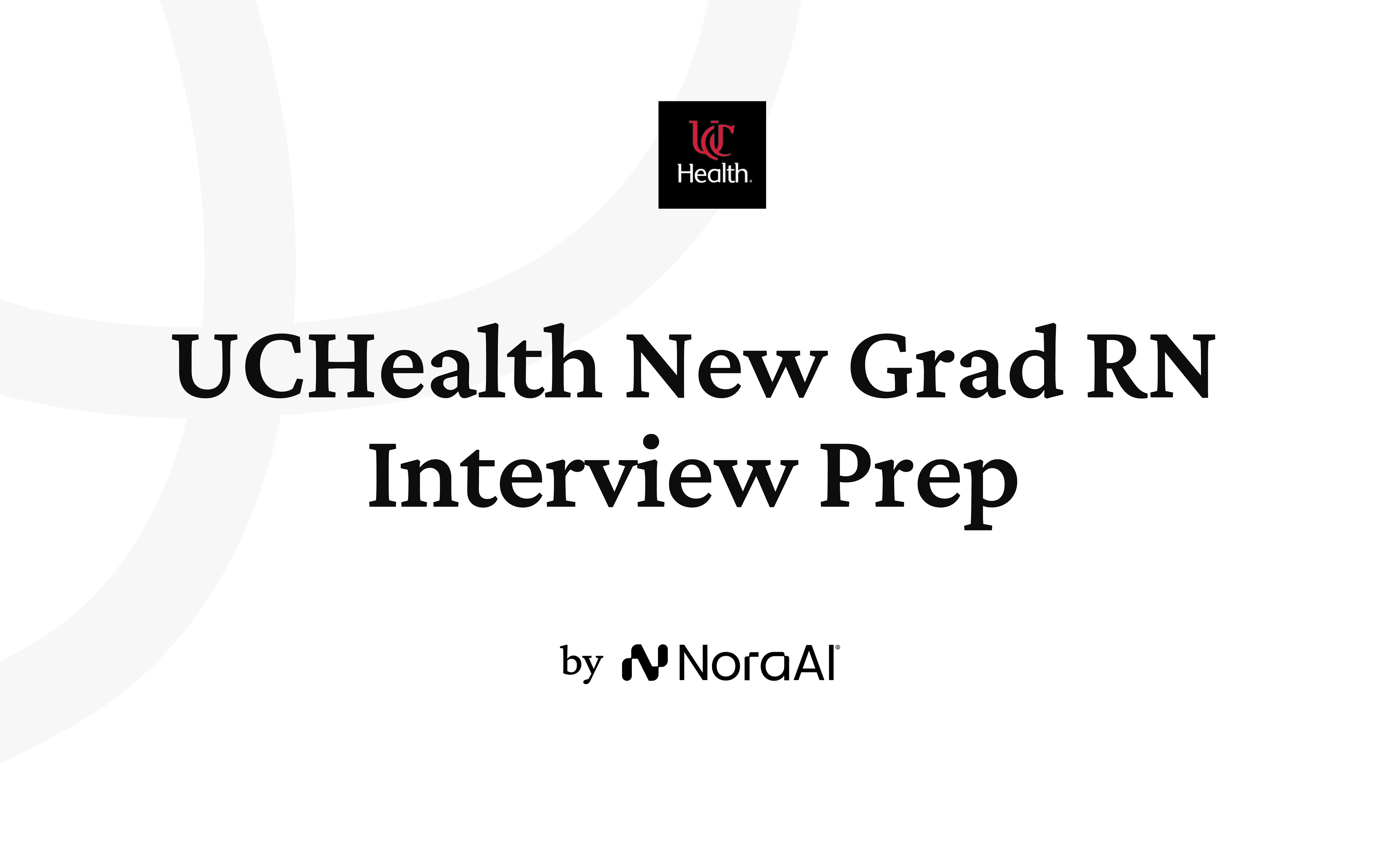 UCHealth New Grad RN Interview logo