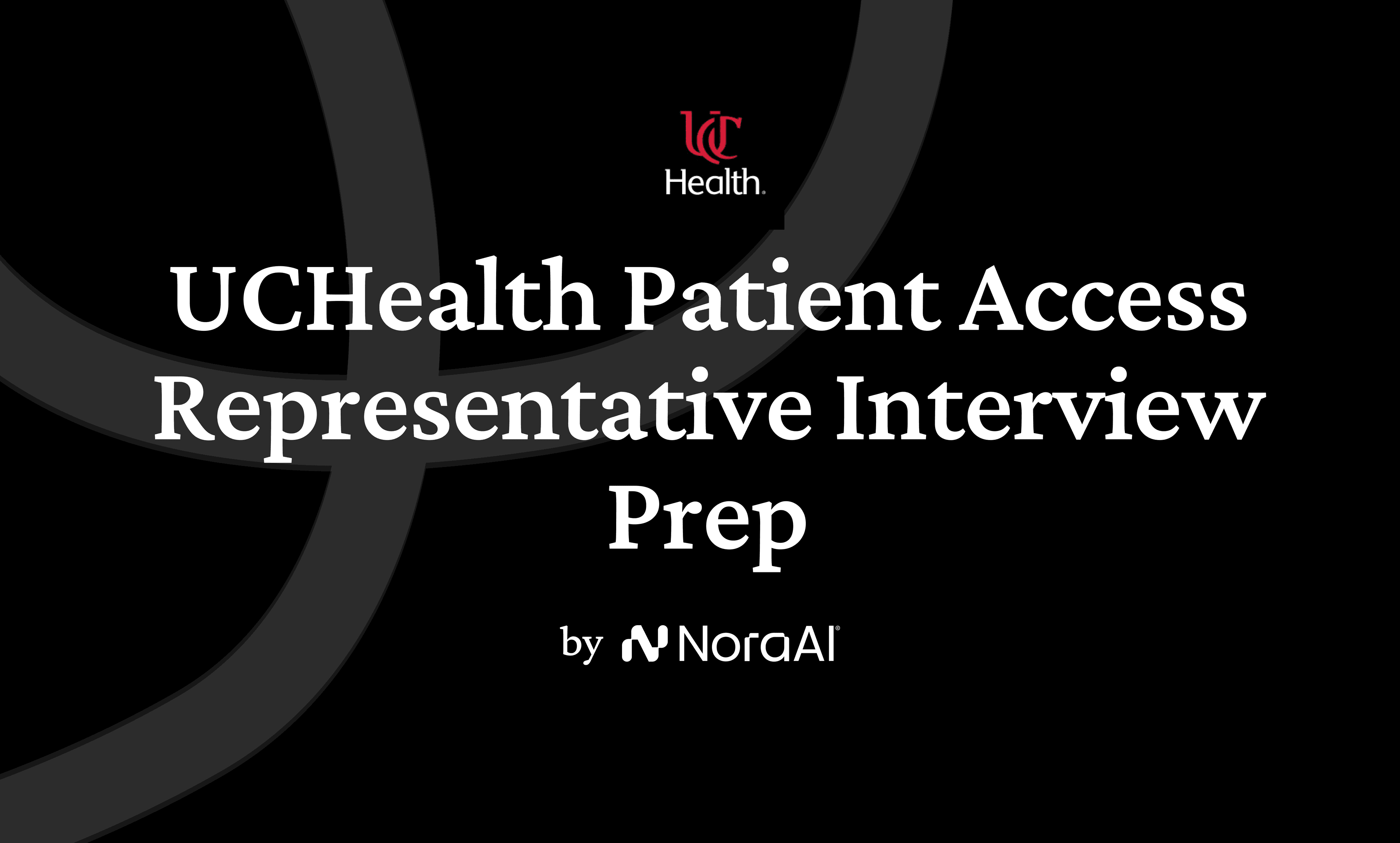 UCHealth Patient Access Representative Interview logo