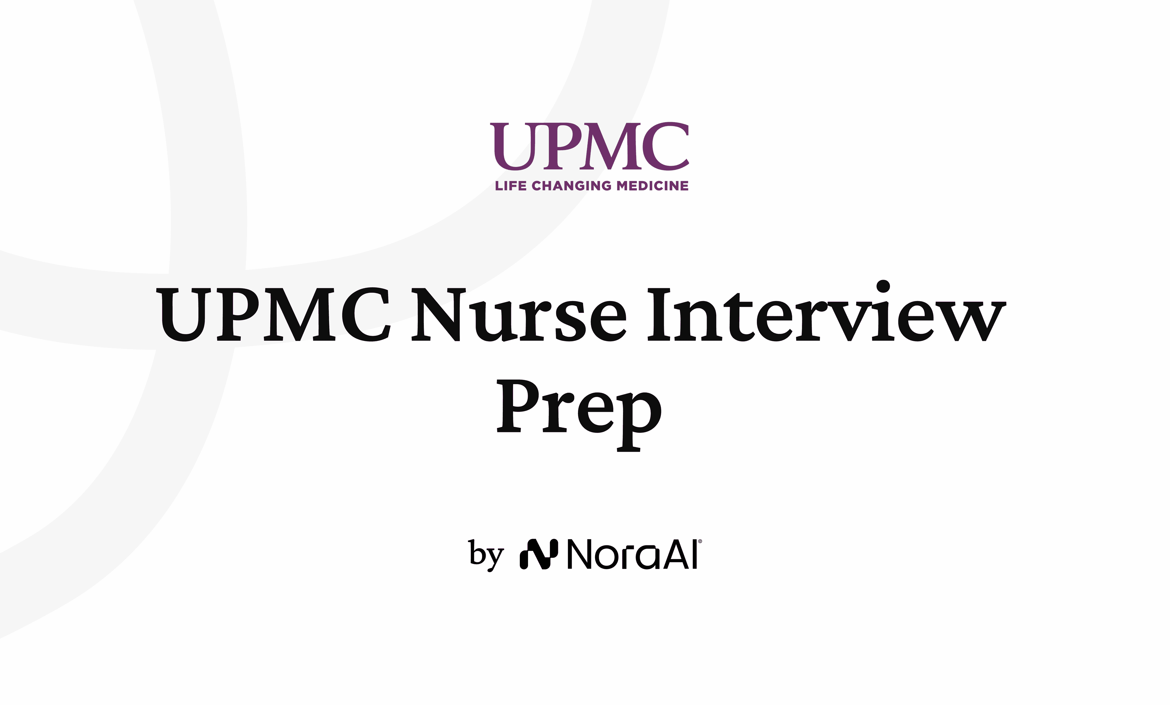 UPMC Nurse Interview logo