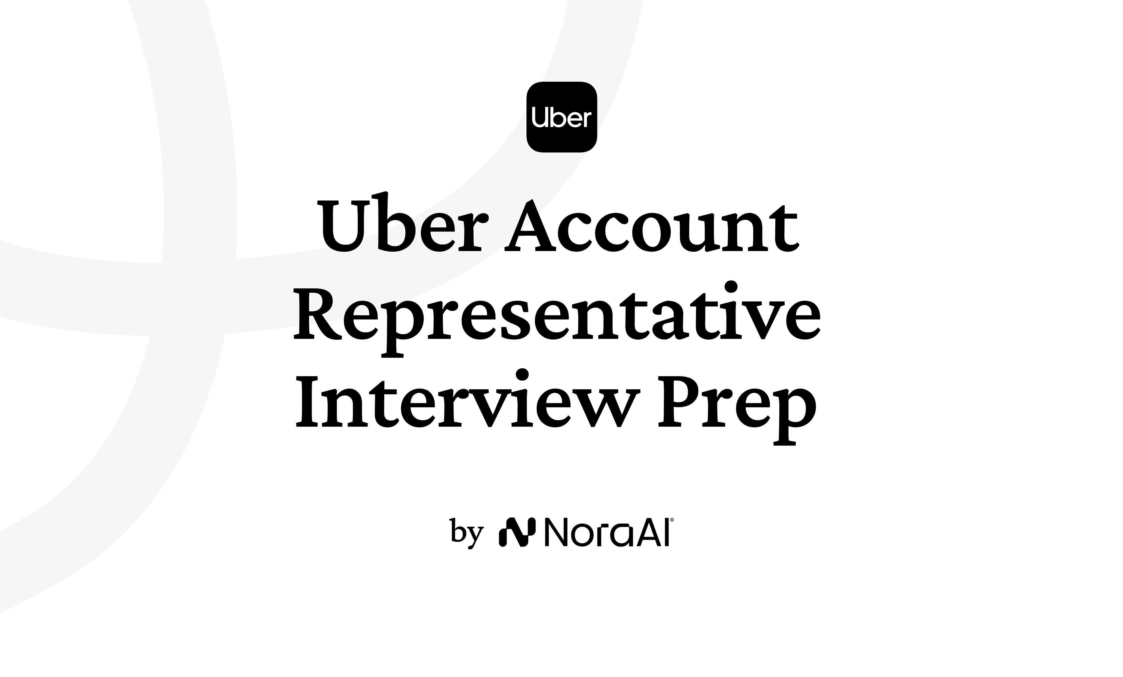 Uber Account Representative Interview Logo