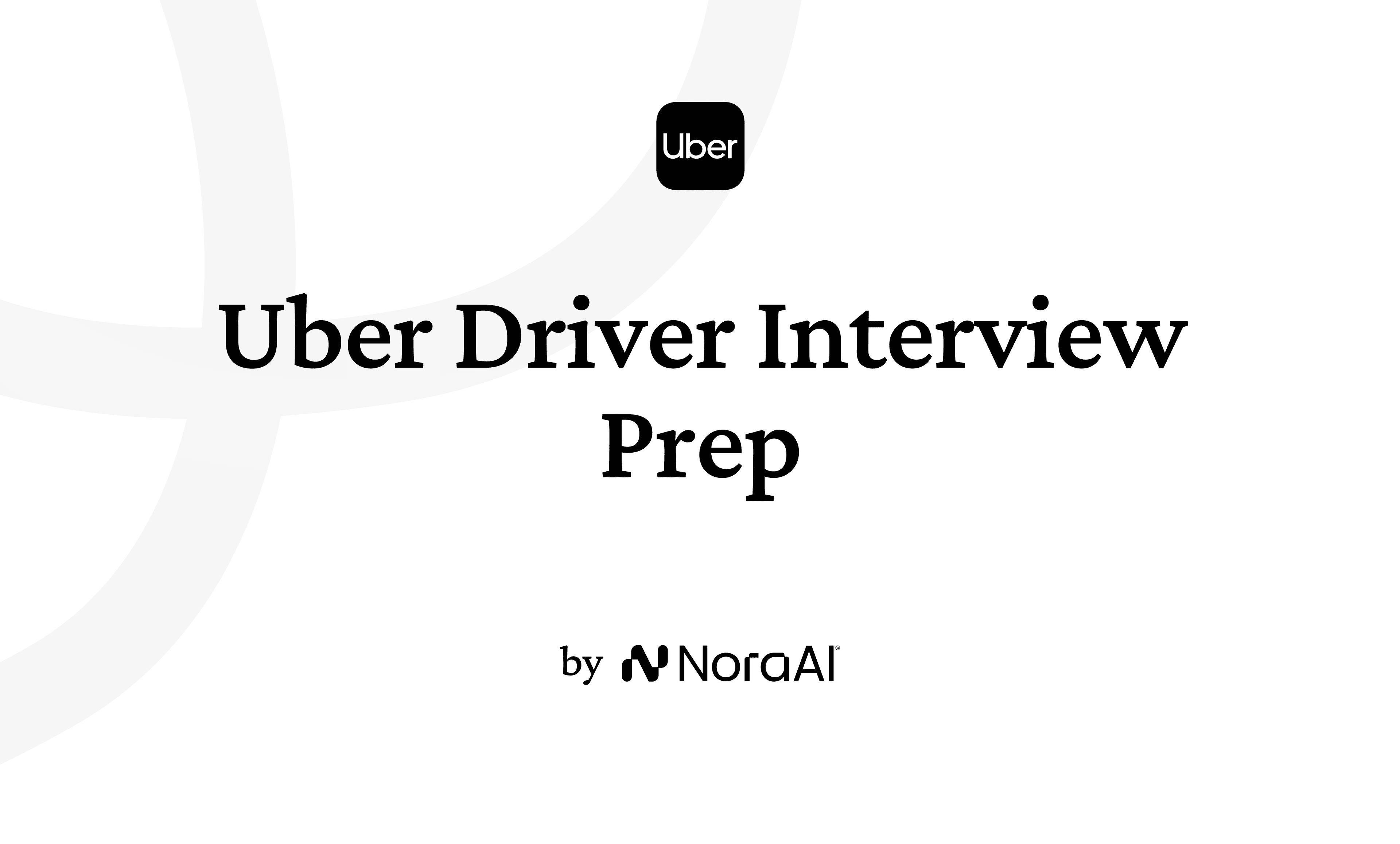 Uber Driver interview logo