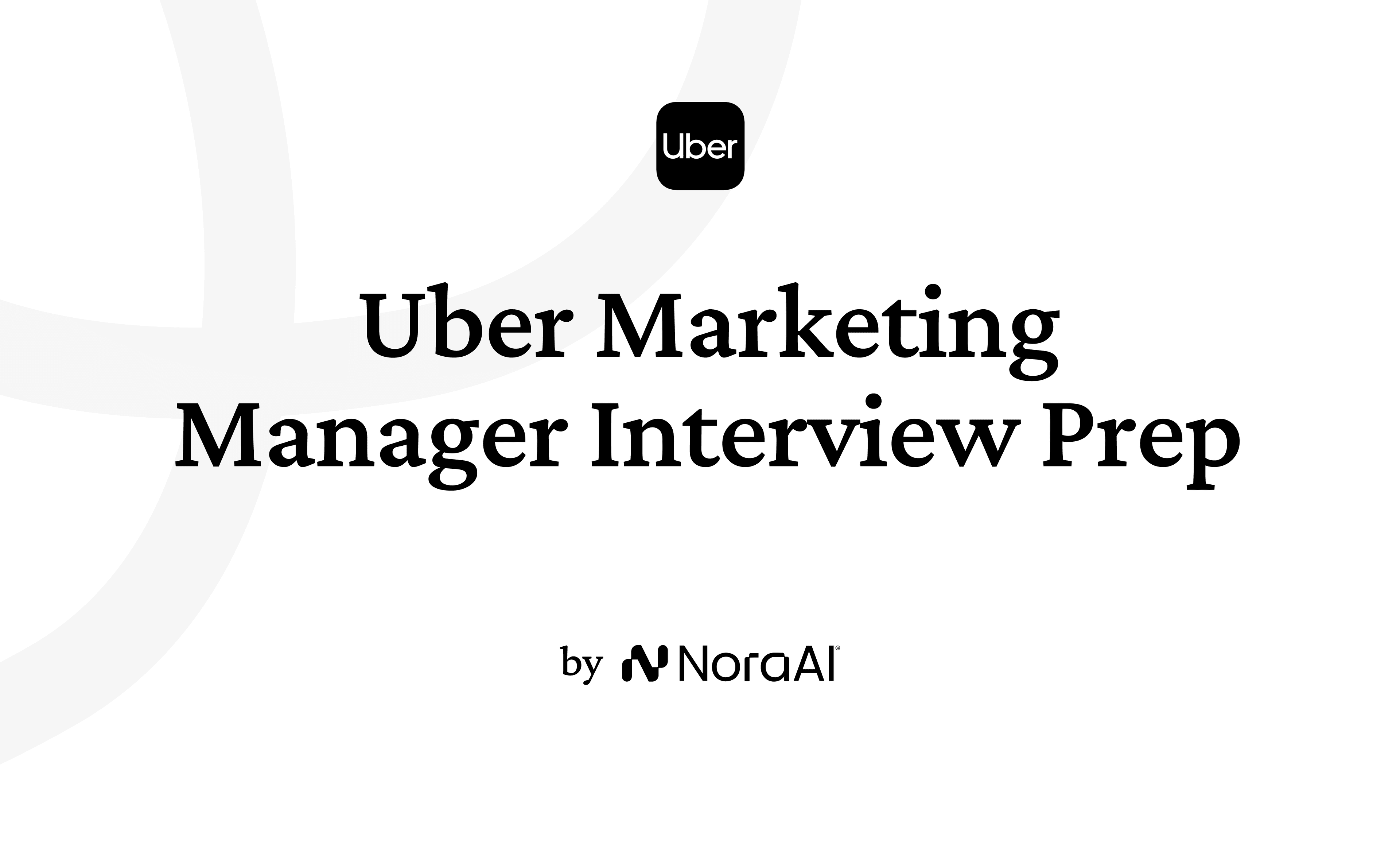 Uber Marketing Manager Interview Logo