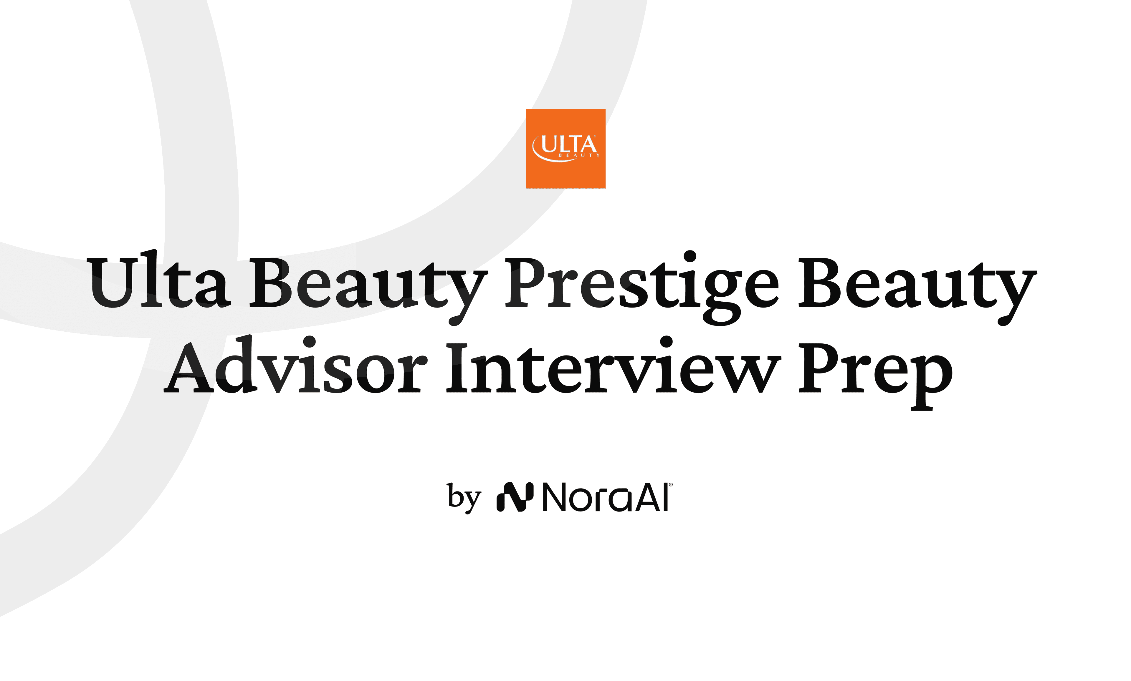 Ulta Beauty Prestige Beauty Advisor Interview logo