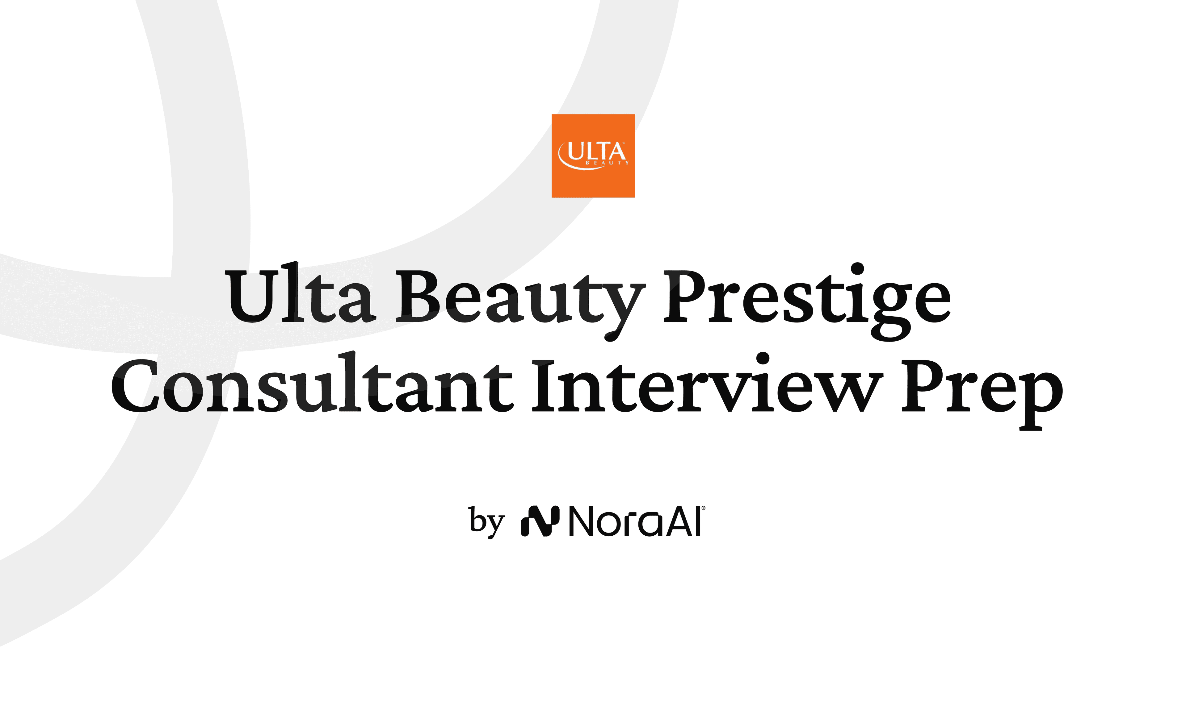 Ulta Beauty Prestige Consultant Interview logo