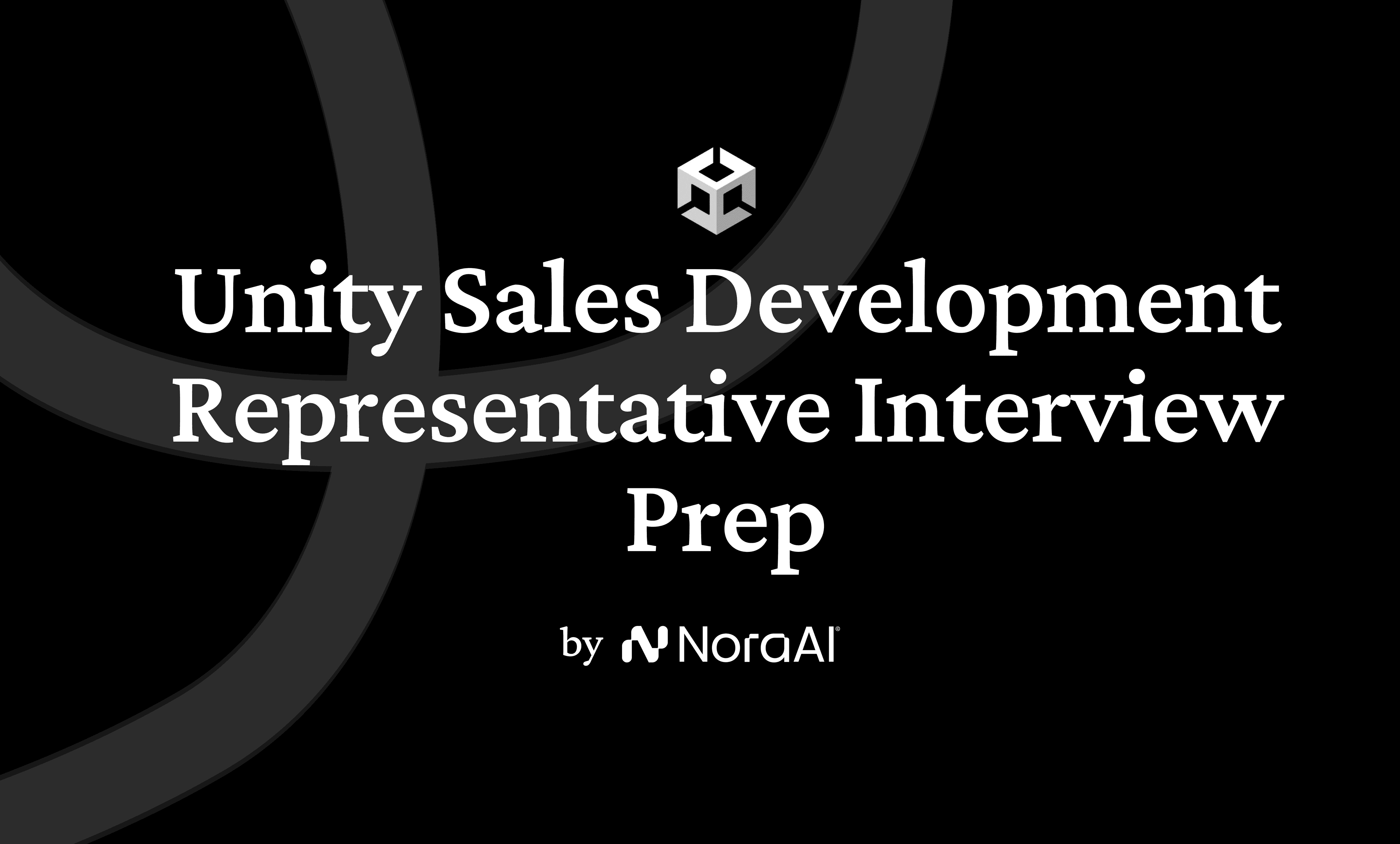 Unity Sales Development Representative Interview logo