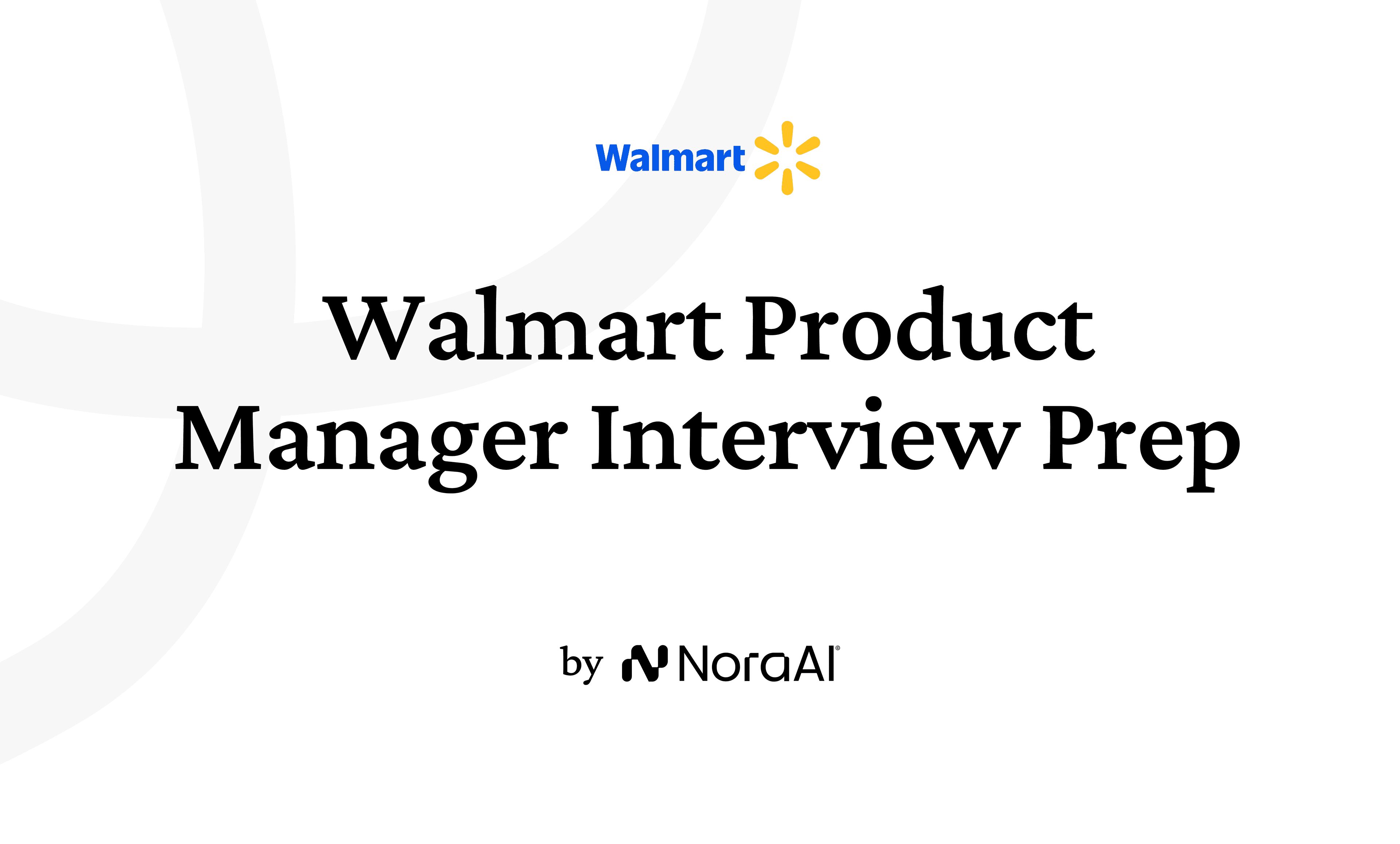 Walmart Product Manager Interview logo