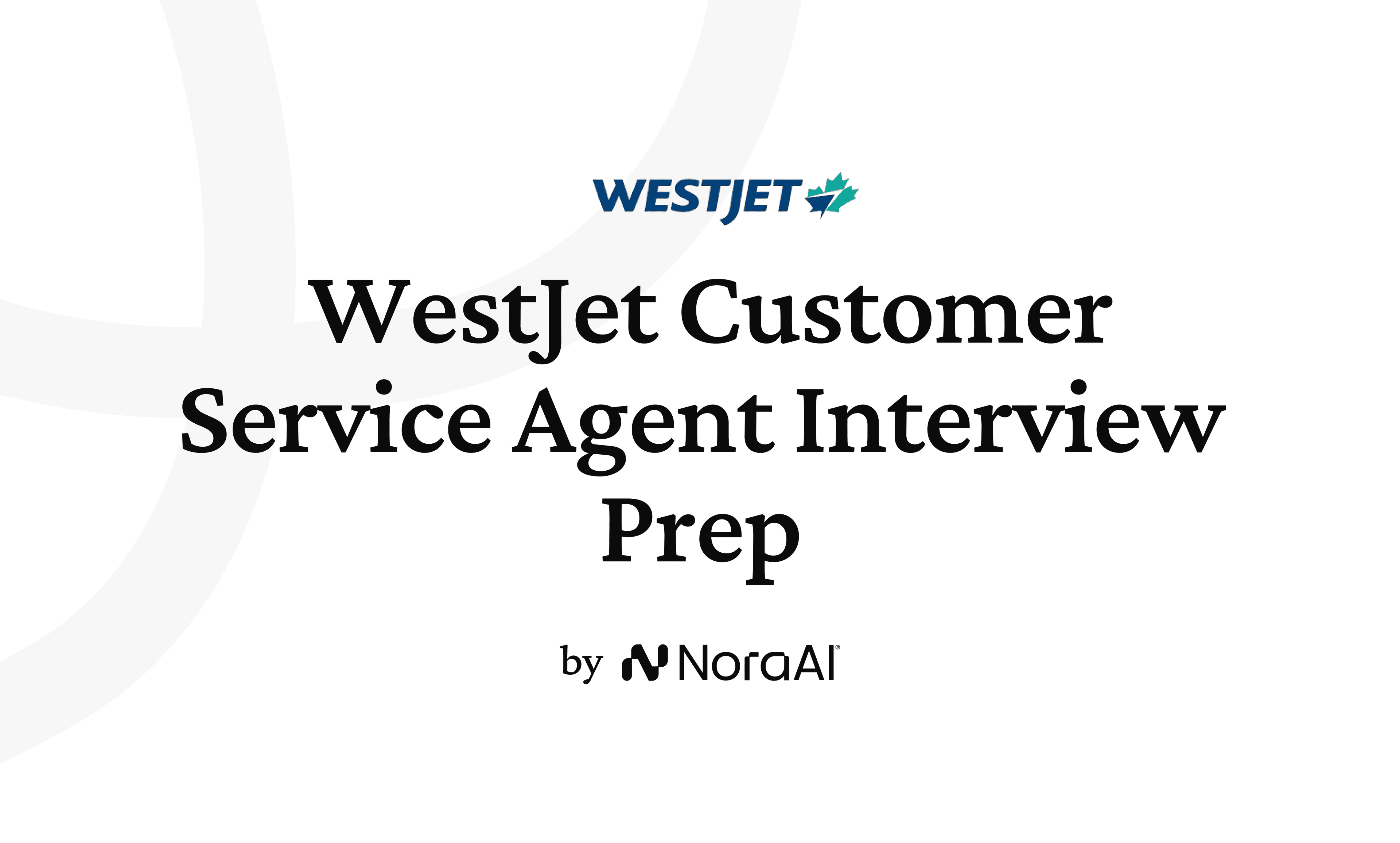 WestJet Customer Service Agent Interview logo
