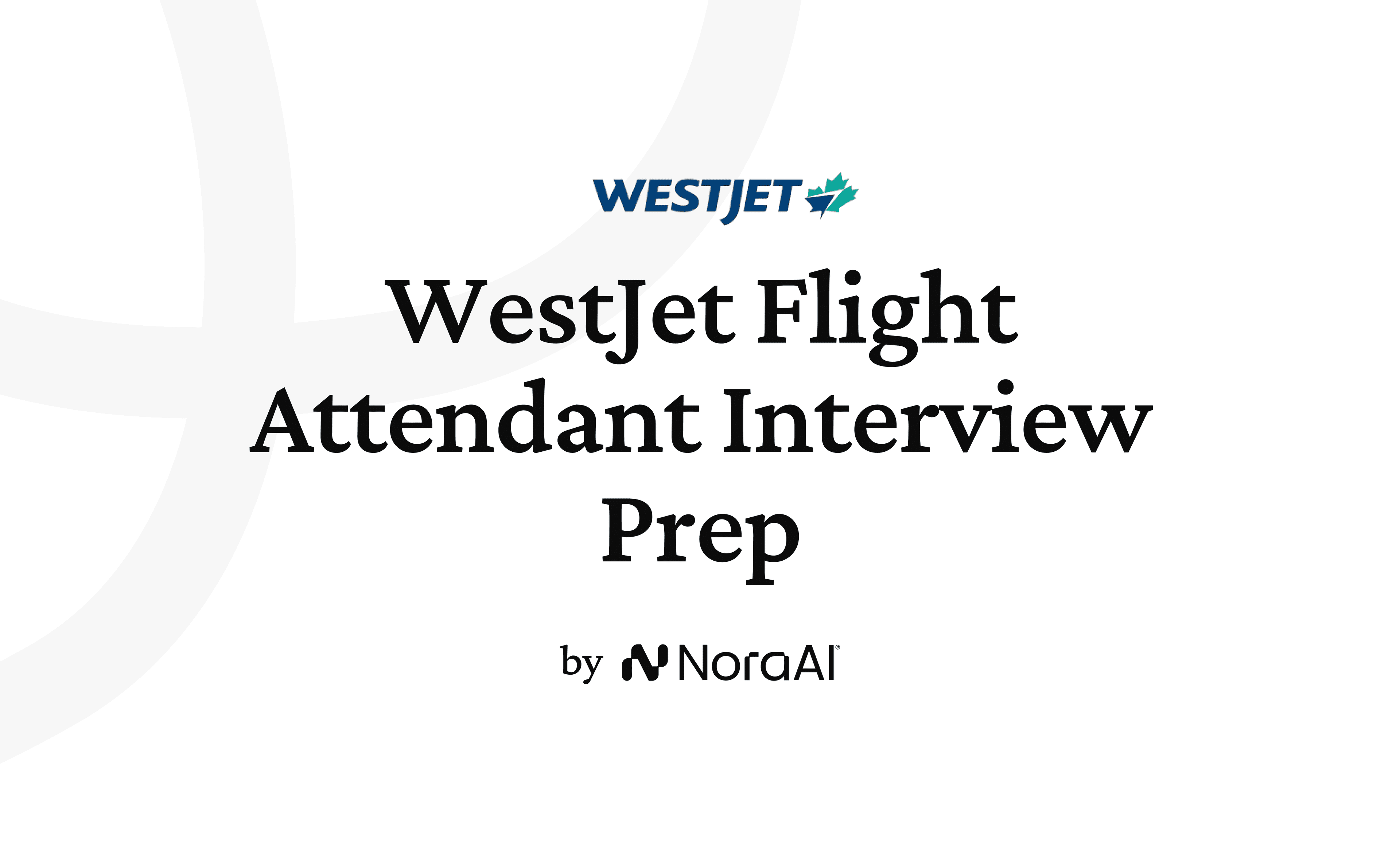 WestJet Flight Attendant Interview logo