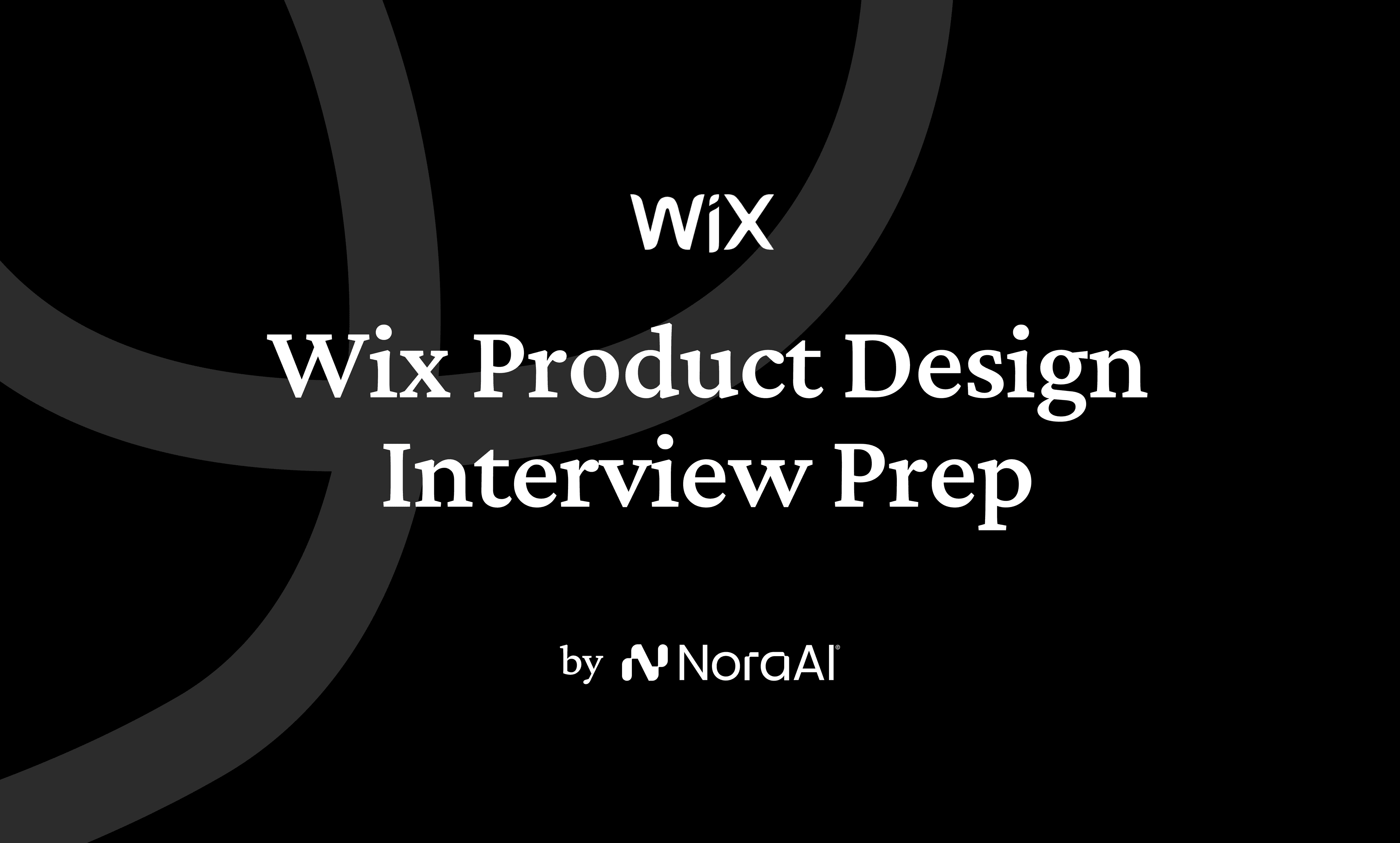 Wix Product Design Interview Prep logo