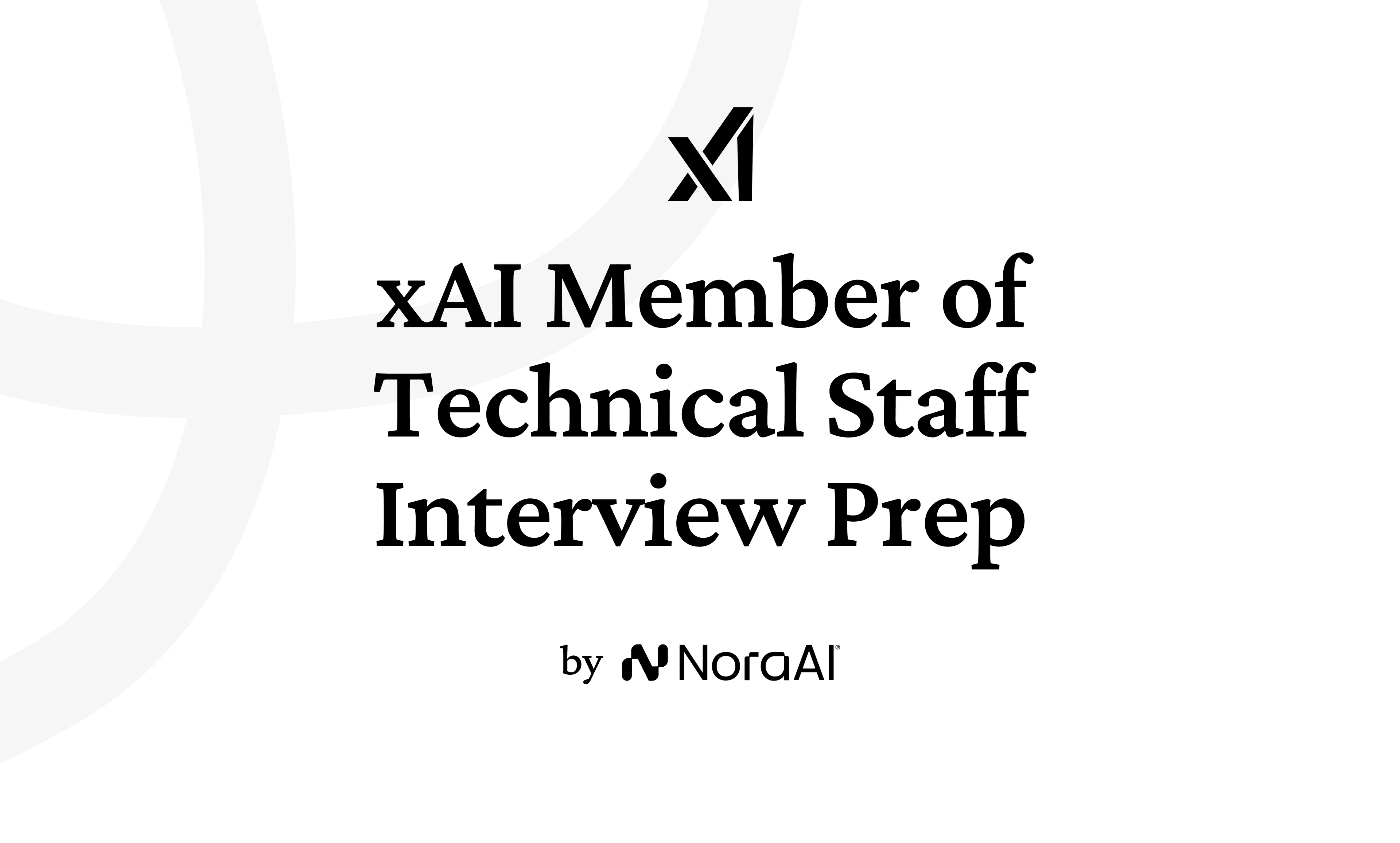 xAI Member of Technical Staff Interview Logo