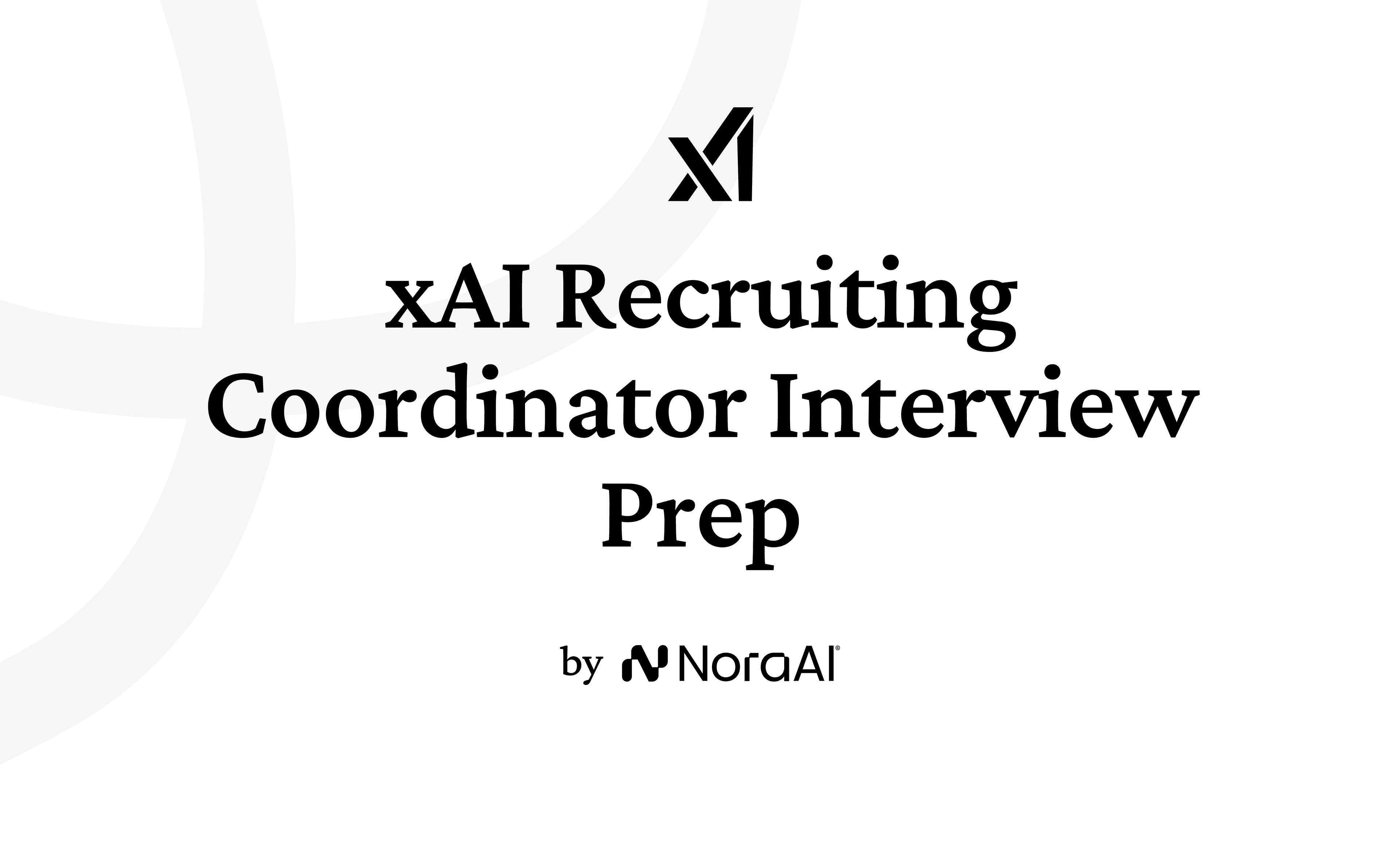 xAI Recruiting Coordinator Interview Logo