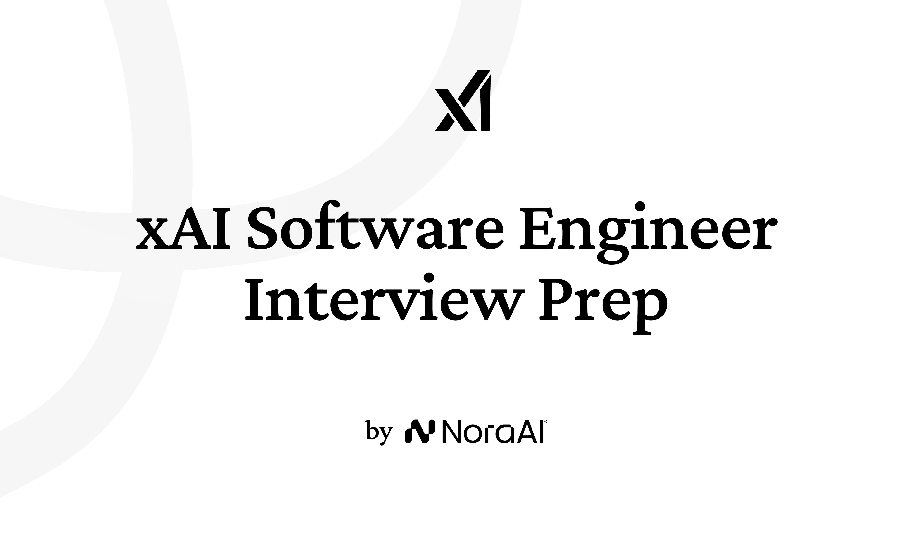 xAI Software Engineer Interview logo